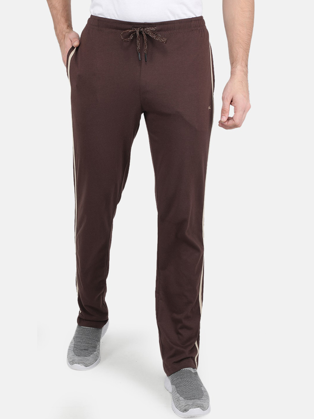 

Monte Carlo Men Brown Solid Track Pants