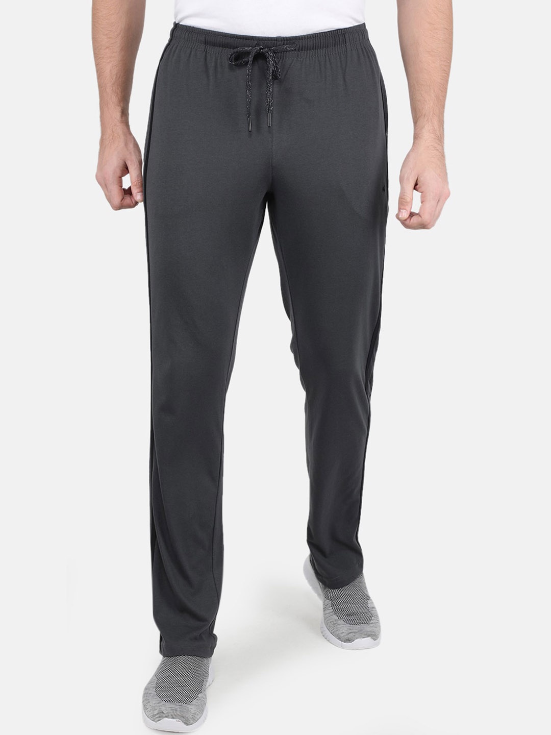 

Monte Carlo Men Charcoal Solid Track Pants