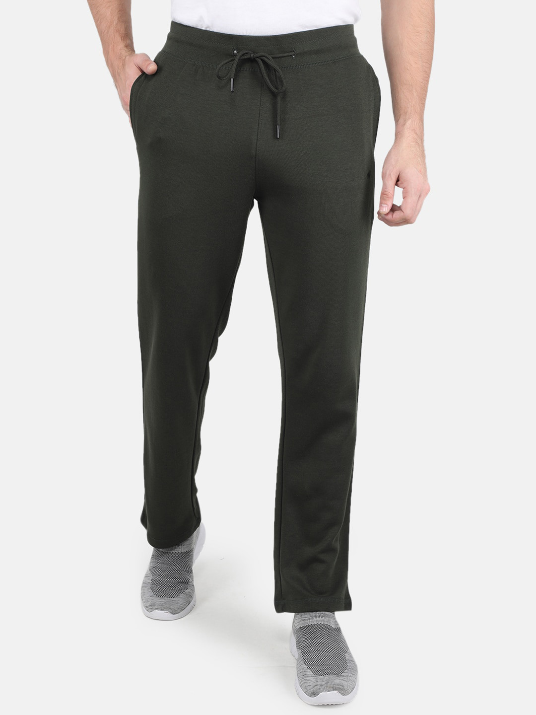 

Monte Carlo Men Solid Track Pants, Olive