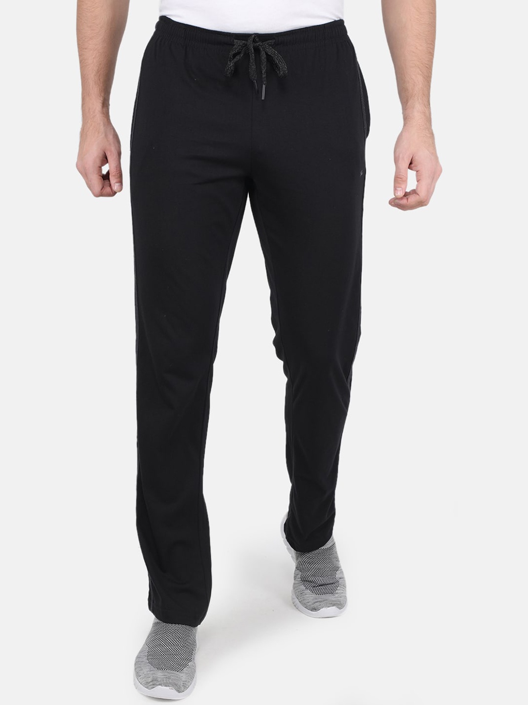 

Monte Carlo Men Solid Track Pants, Black