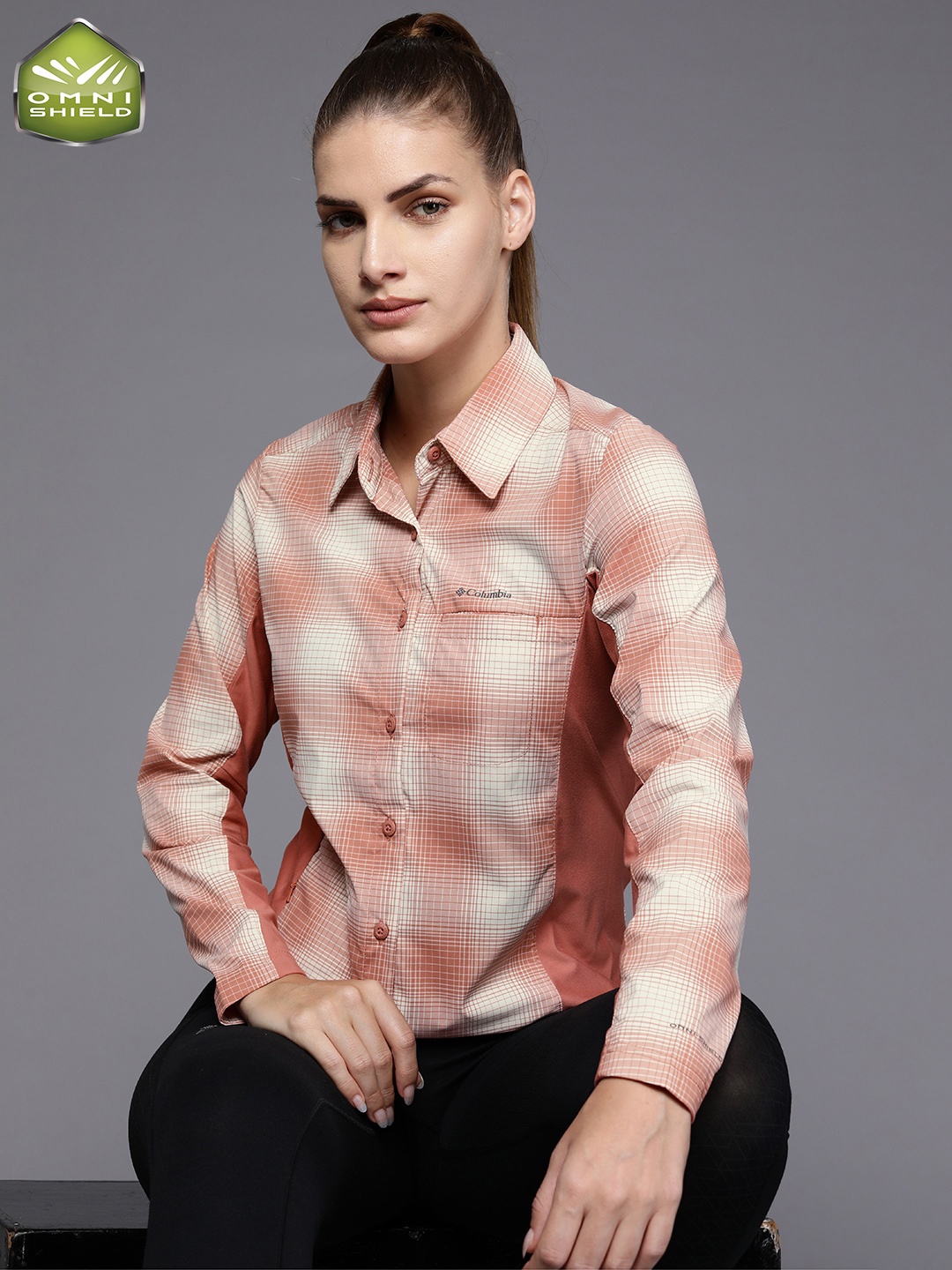 

Columbia Claudia Ridge LS Sport Checked Casual Shirt, Red