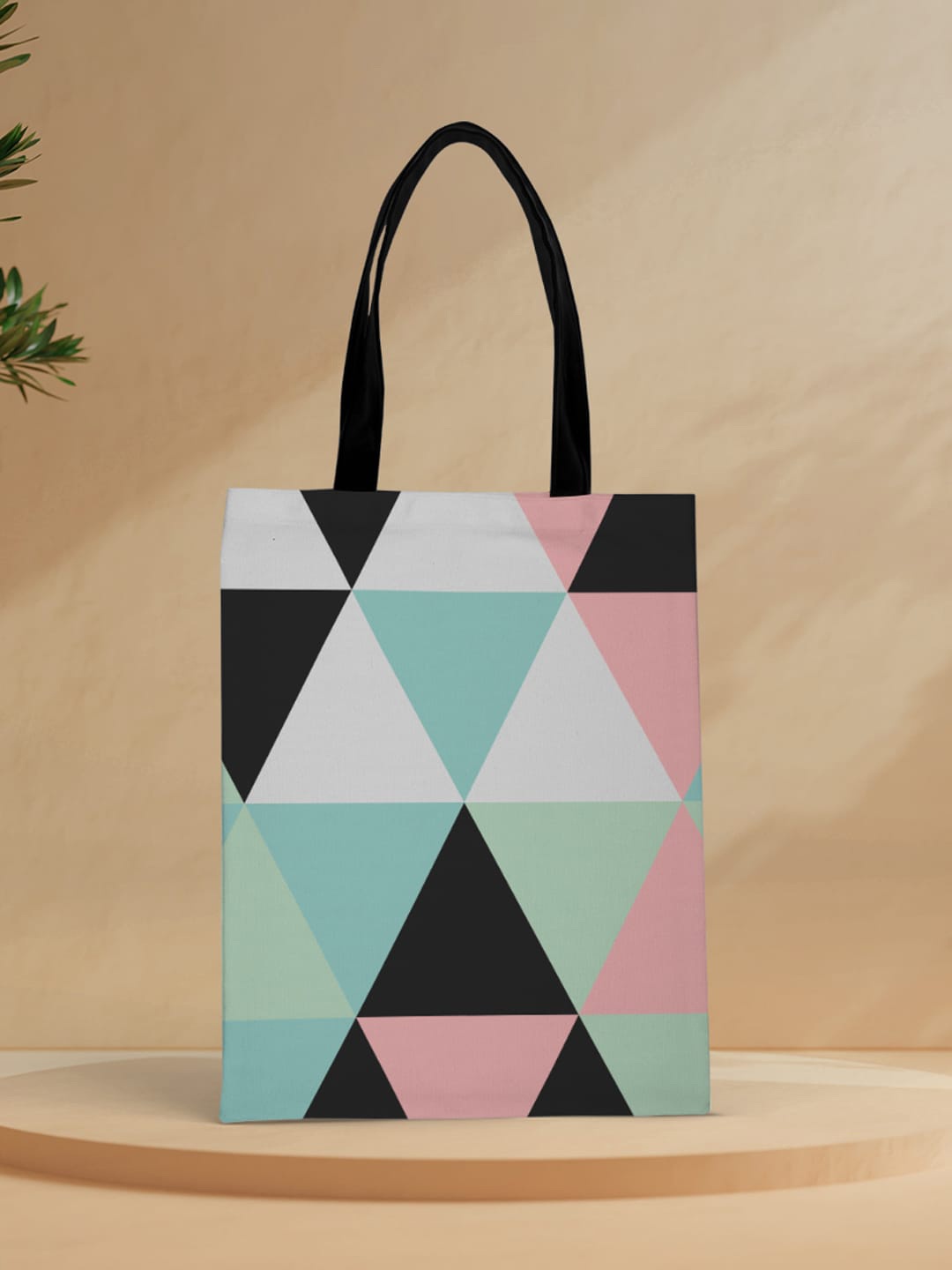 

Crazy Corner Multicoloured Geometric Printed Oversized Shopper Tote Bag, Multi