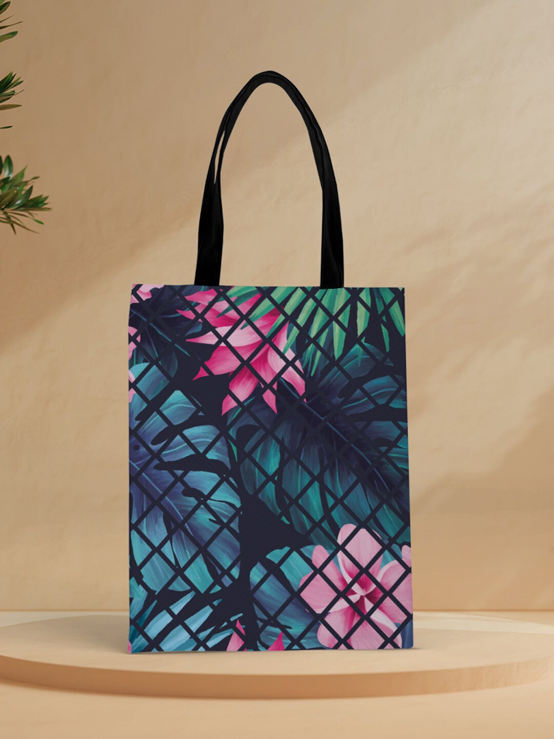 

Crazy Corner Woman Printed Shopper Tote Bag, Multi