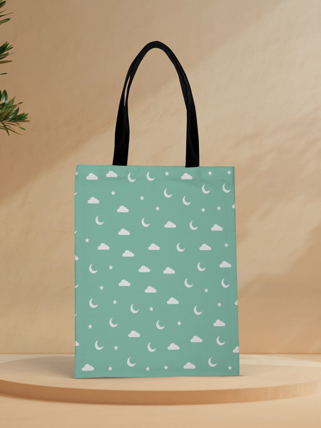 

Crazy Corner Woman Printed Shopper Tote Bag, Green