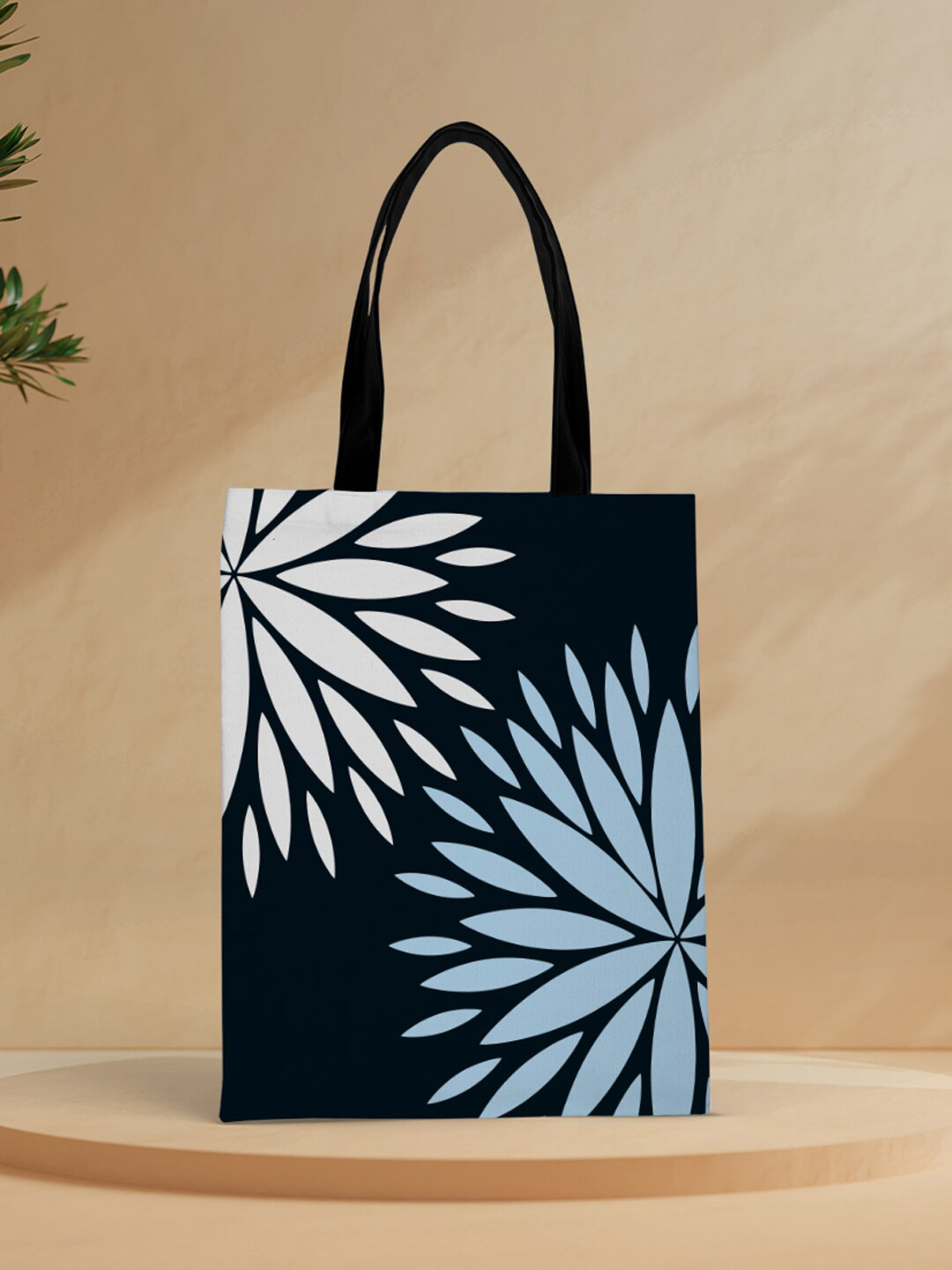 

Crazy Corner Black Colourblocked Oversized Shopper Tote Bag with Tasselled