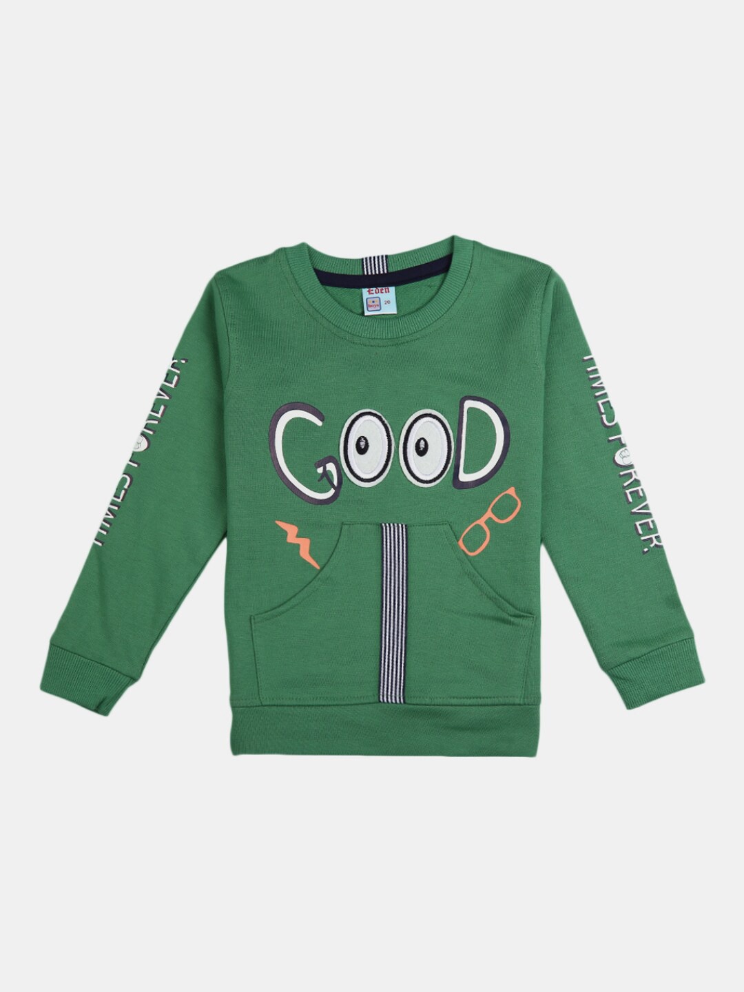 

V-Mart Boys Green & Blue Pure Cotton T-shirt with Pyjama