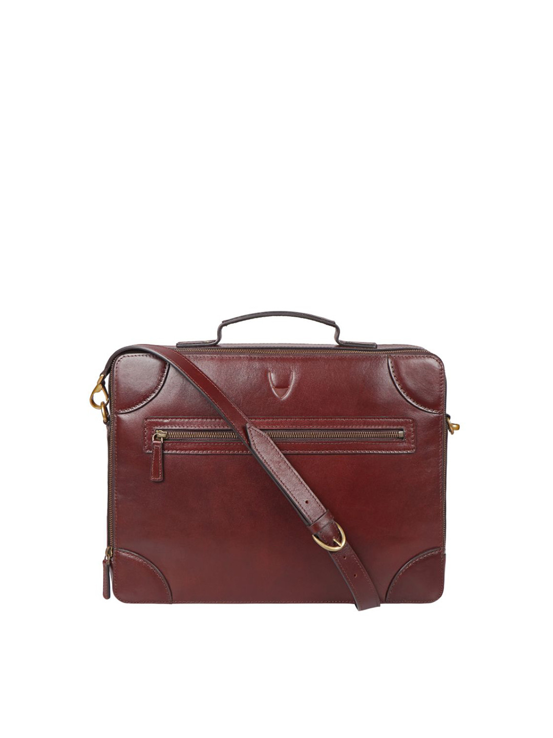 

Hidesign Men Brown & Red Messenger Bag