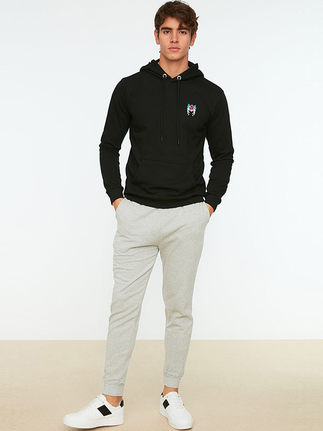 

Trendyol Men Grey Chinos Trousers