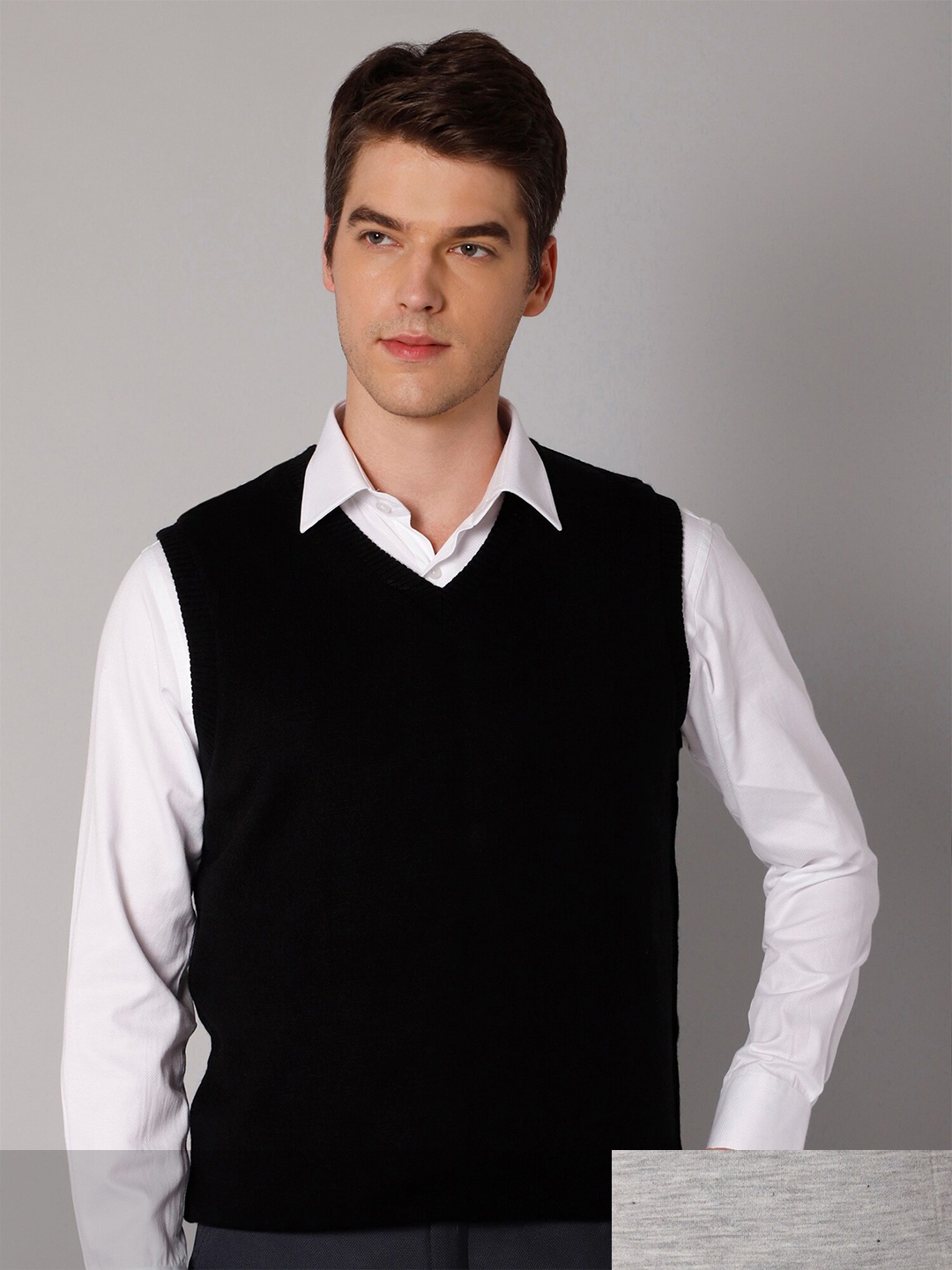 

Cantabil Men Black Sleeveless Fashion