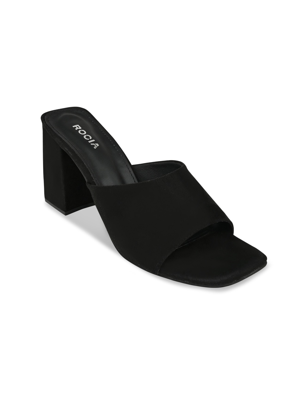 

Rocia Woman Block Mules, Black