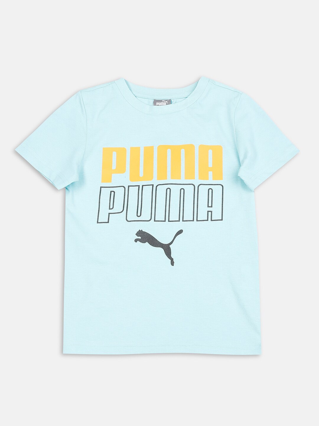 

Puma Boys Blue Typography Graphic Youth ll T-Shirt Printed T-shirt