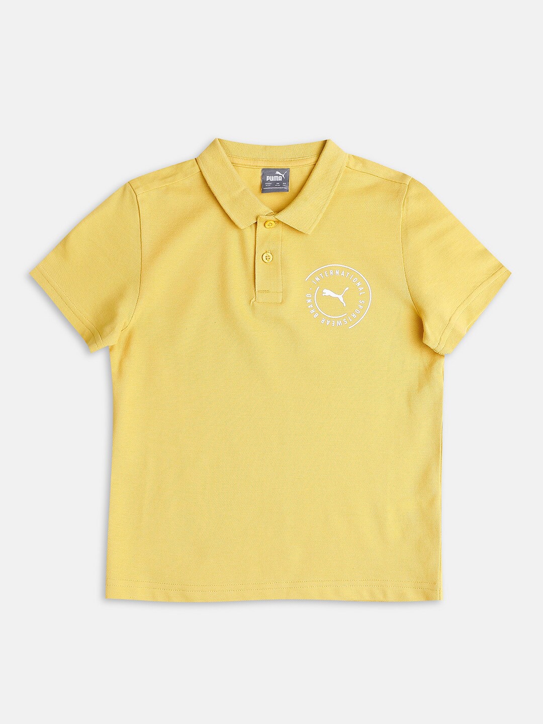 

Puma Kids Yellow International Graphic Youth Polo