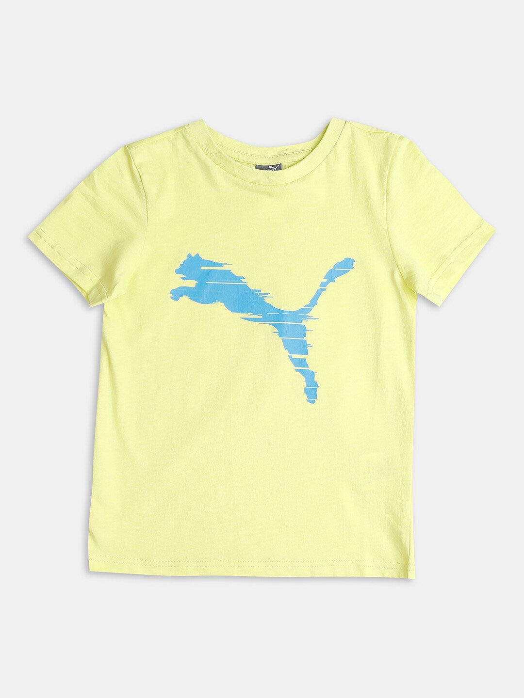 

Puma Boys Cat Logo Youth Regular Fit T-Shirt, Yellow