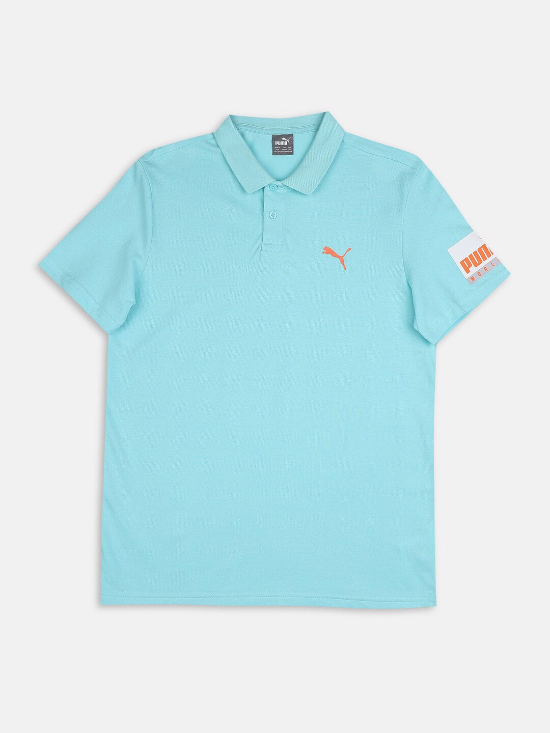 

Puma Kids Polo Collar Regular Fit T-shirt, Blue
