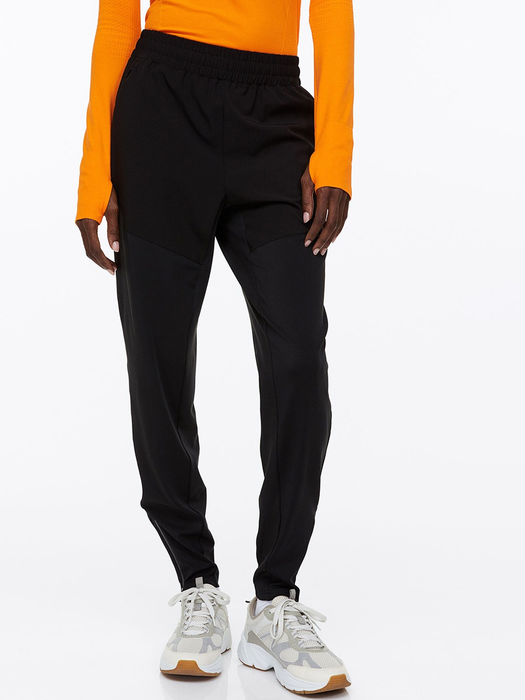 

H&M Women Running Trousers, Black