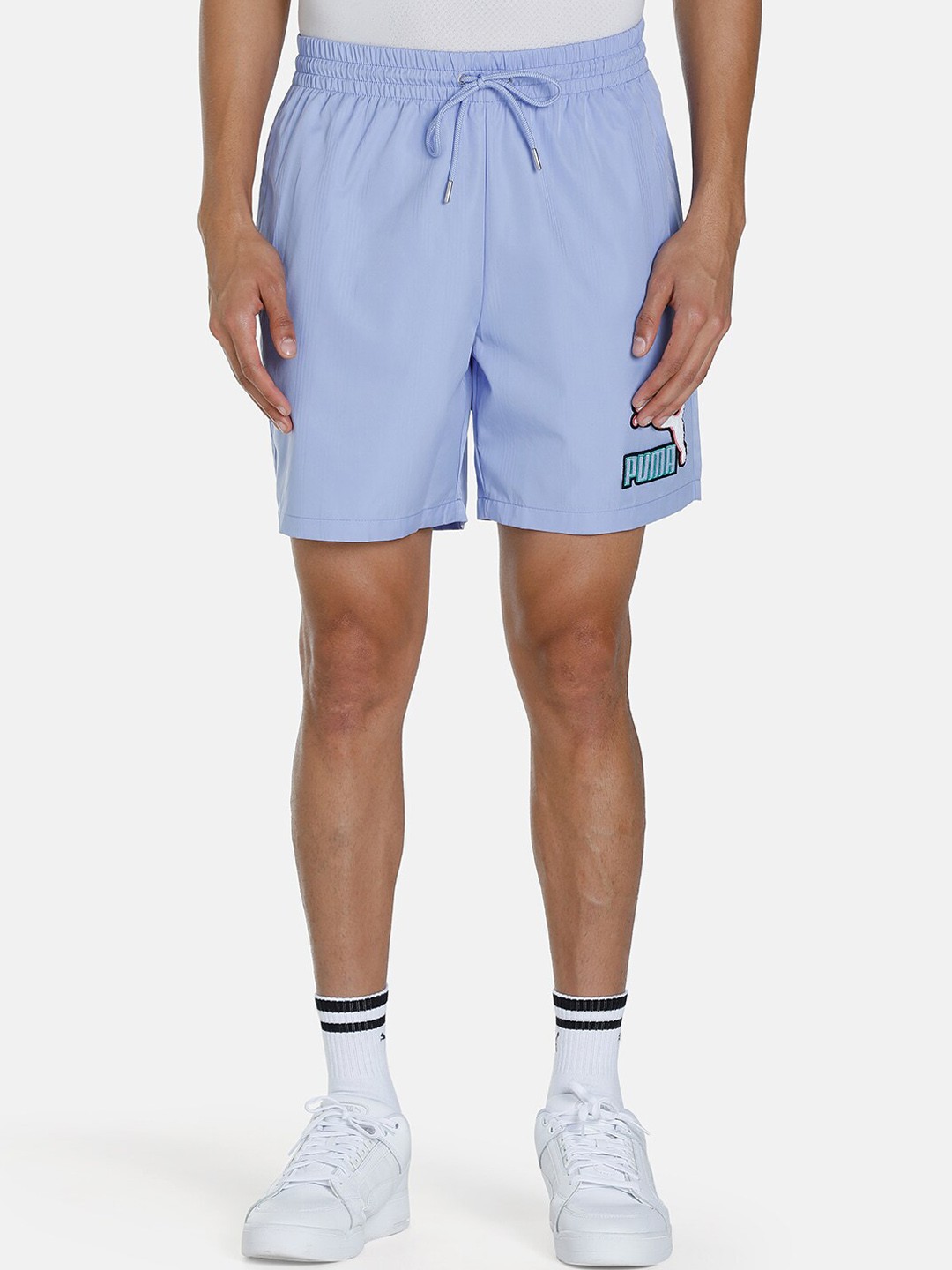 

Puma Men Solid Regular Fit Shorts, Lavender