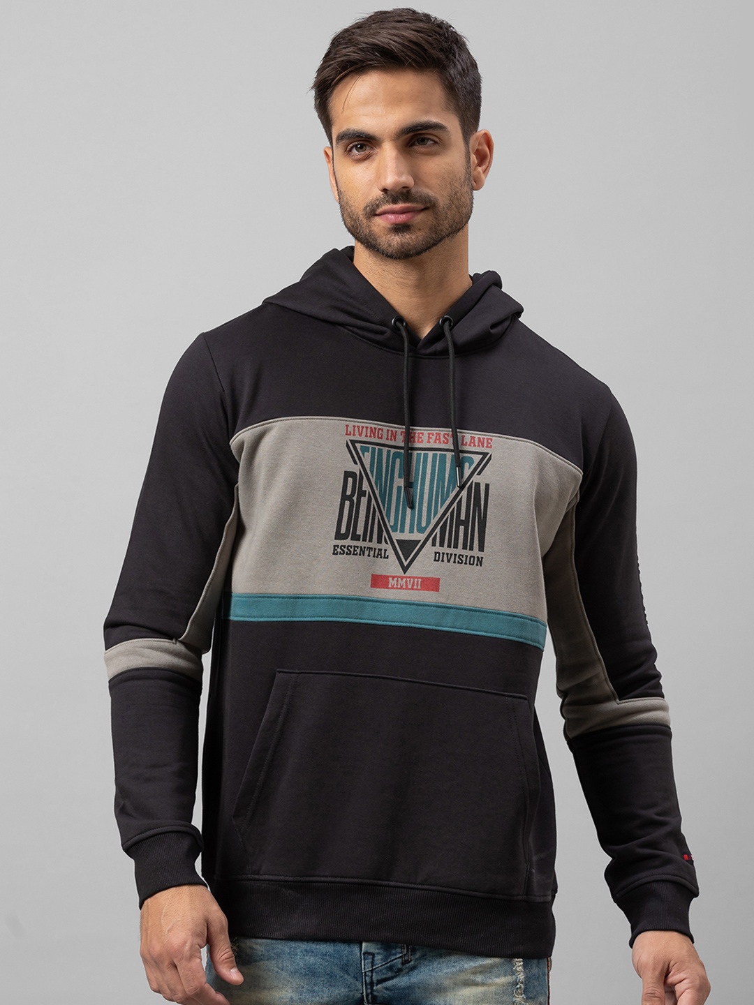 

Being Human Men Black Printed Sweatshirt