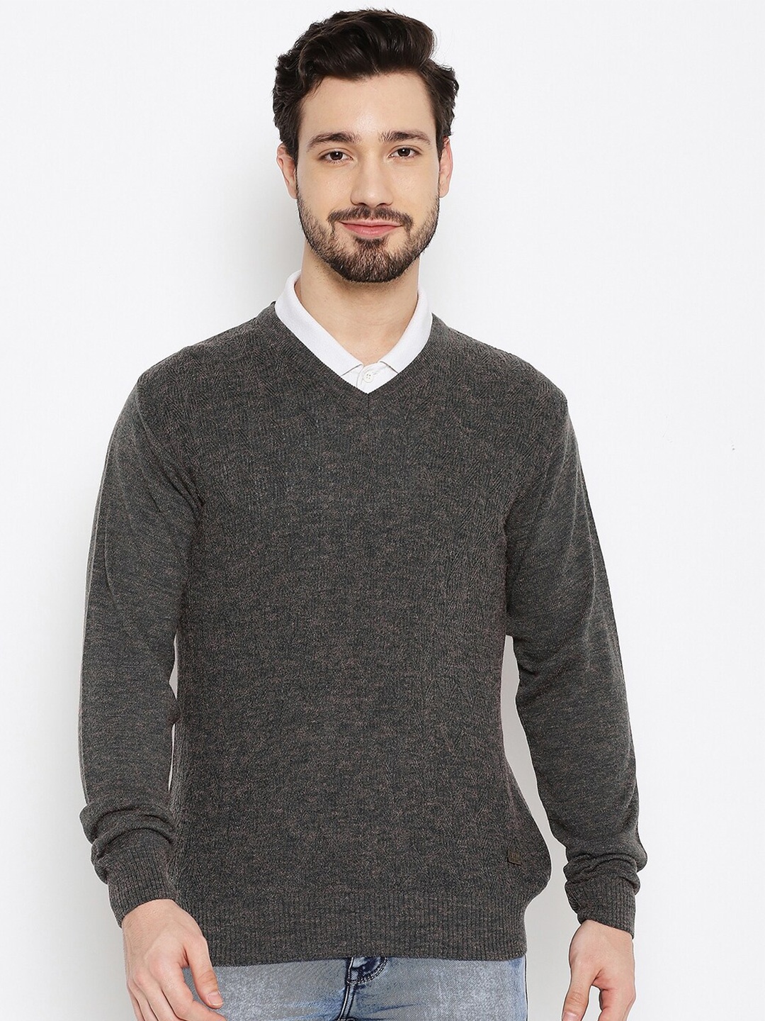 

Duke Men Grey Pullover