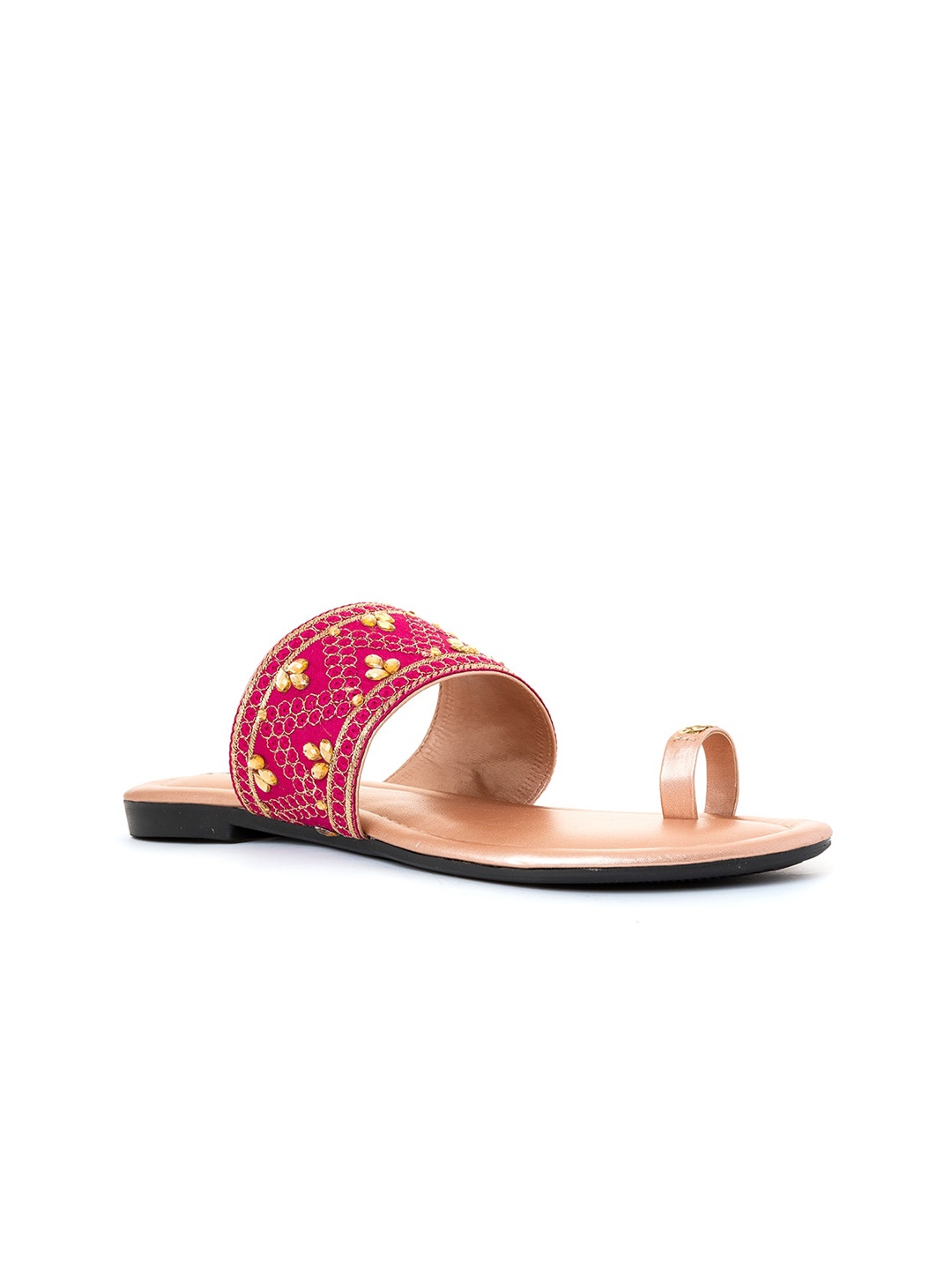 

Khadims Women Ethnic One Toe Flats, Pink