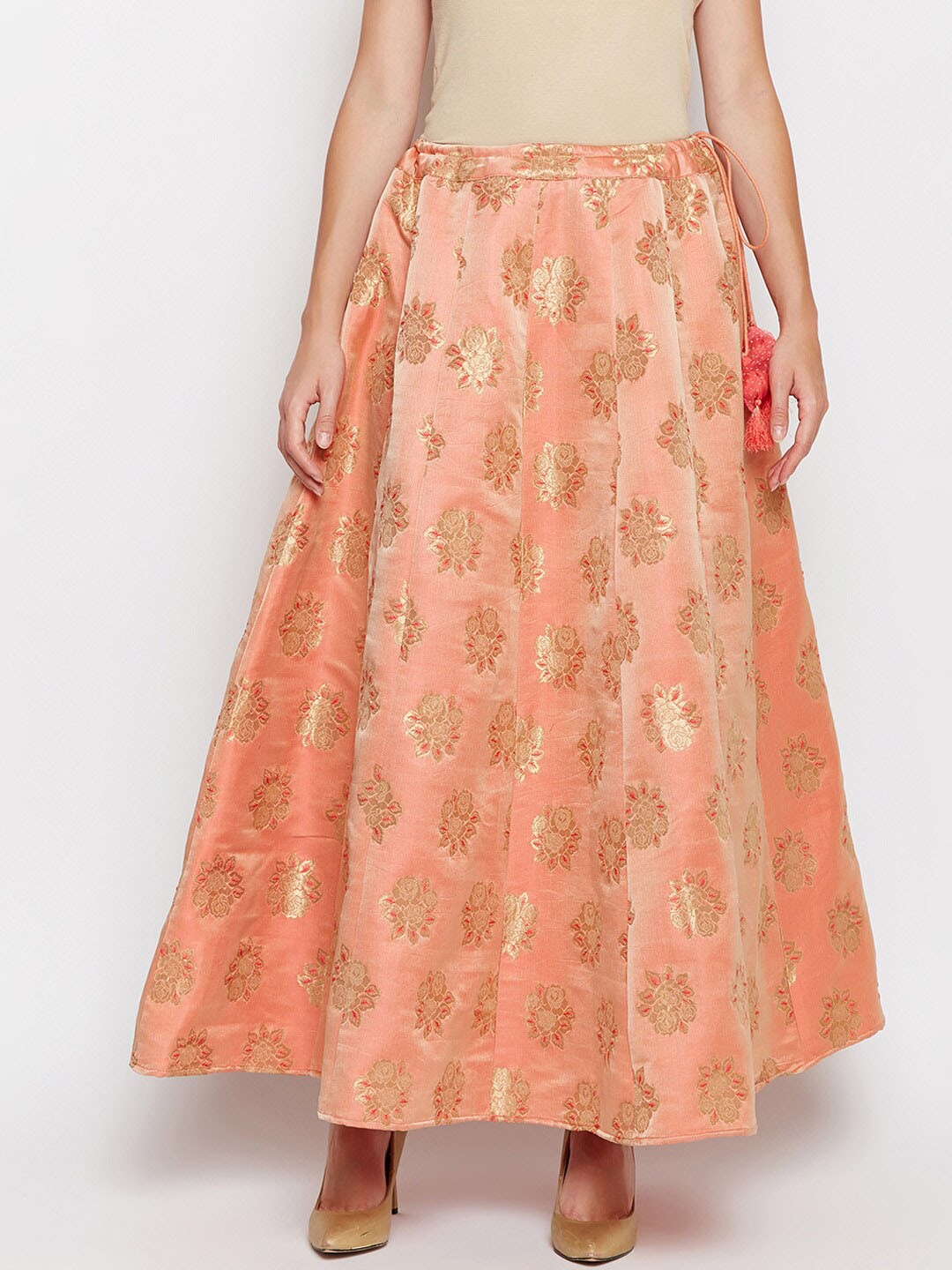 

Be Indi Women Printed Skirt, Pink