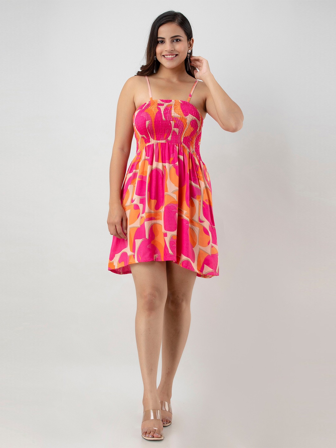 

Aawari Pink & Orange Dress