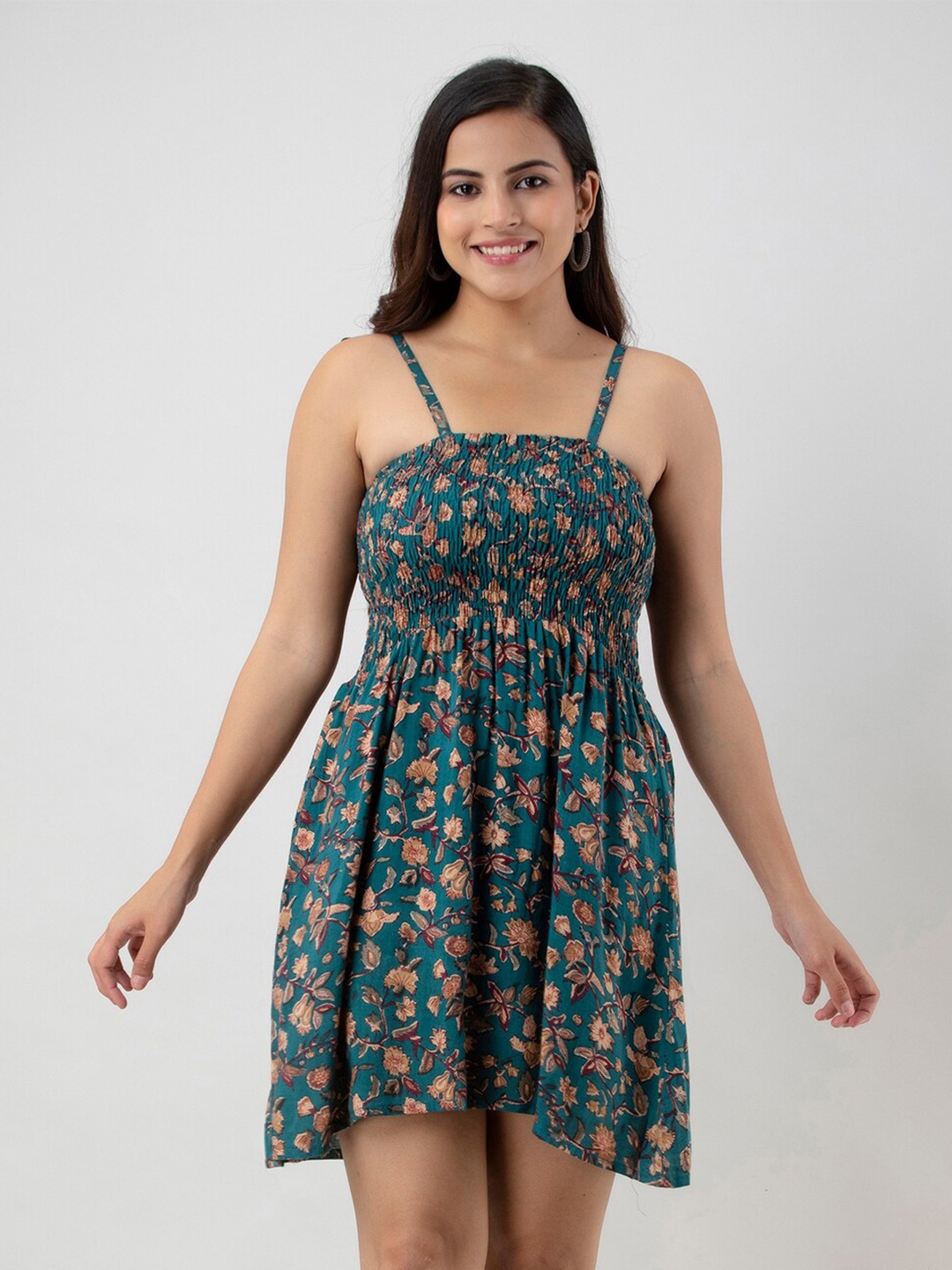 

Aawari Green Floral Dress