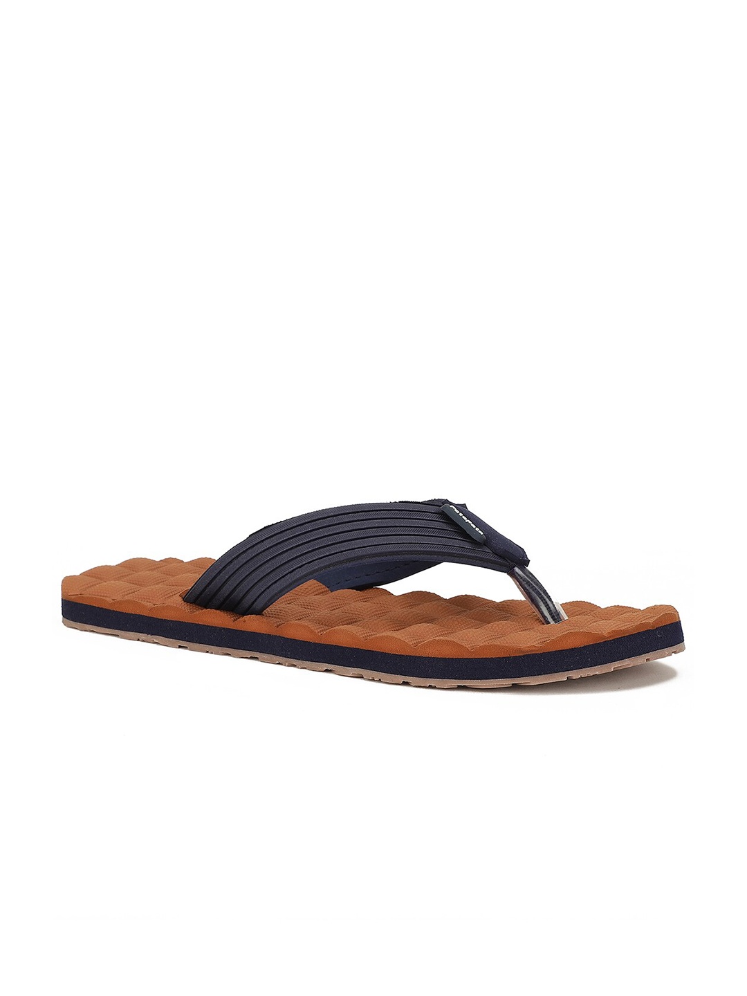 

Bata Men Blue & Brown Thong Flip-Flops