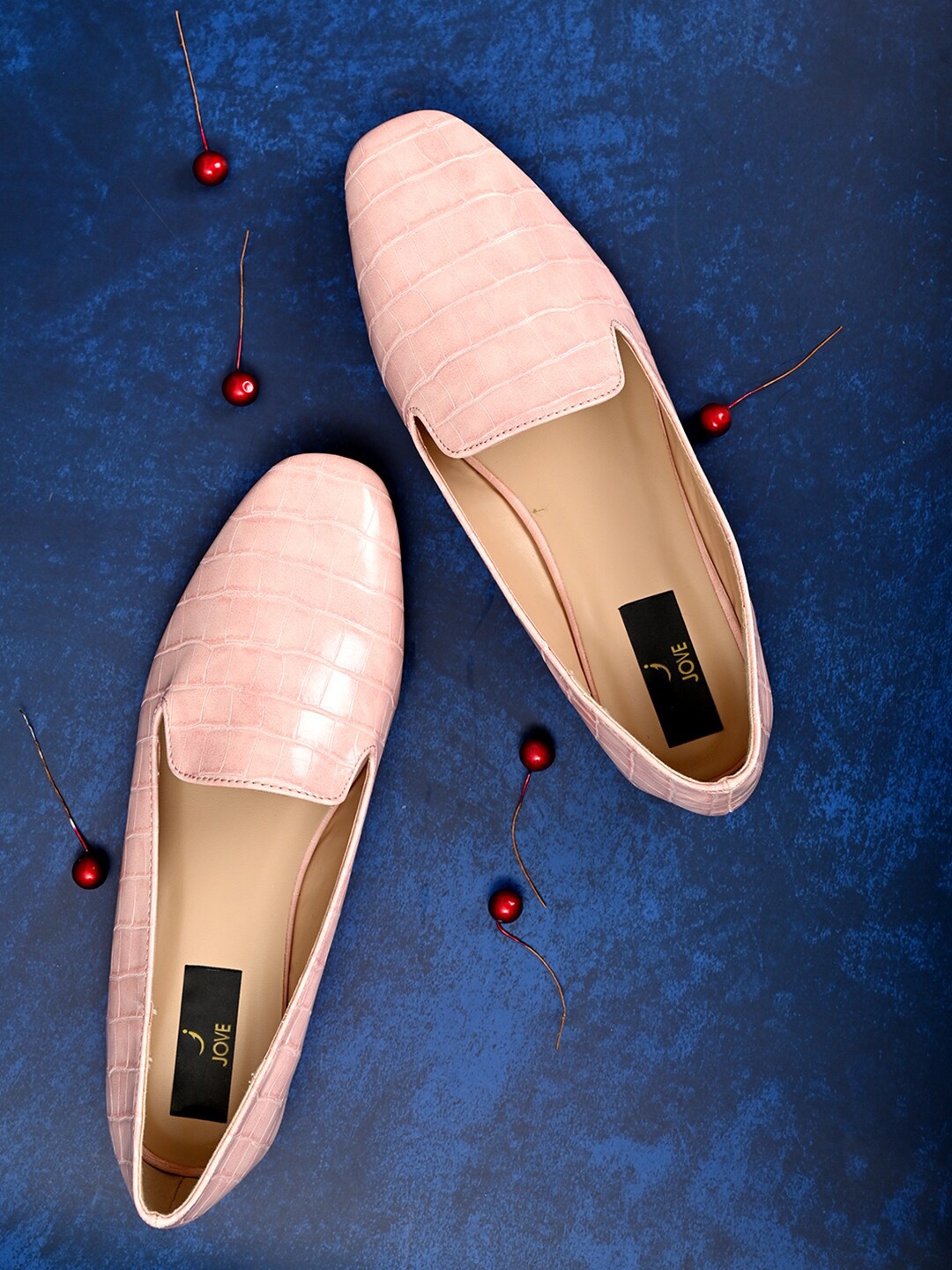 

Jove Women Pink Ballerinas Flats