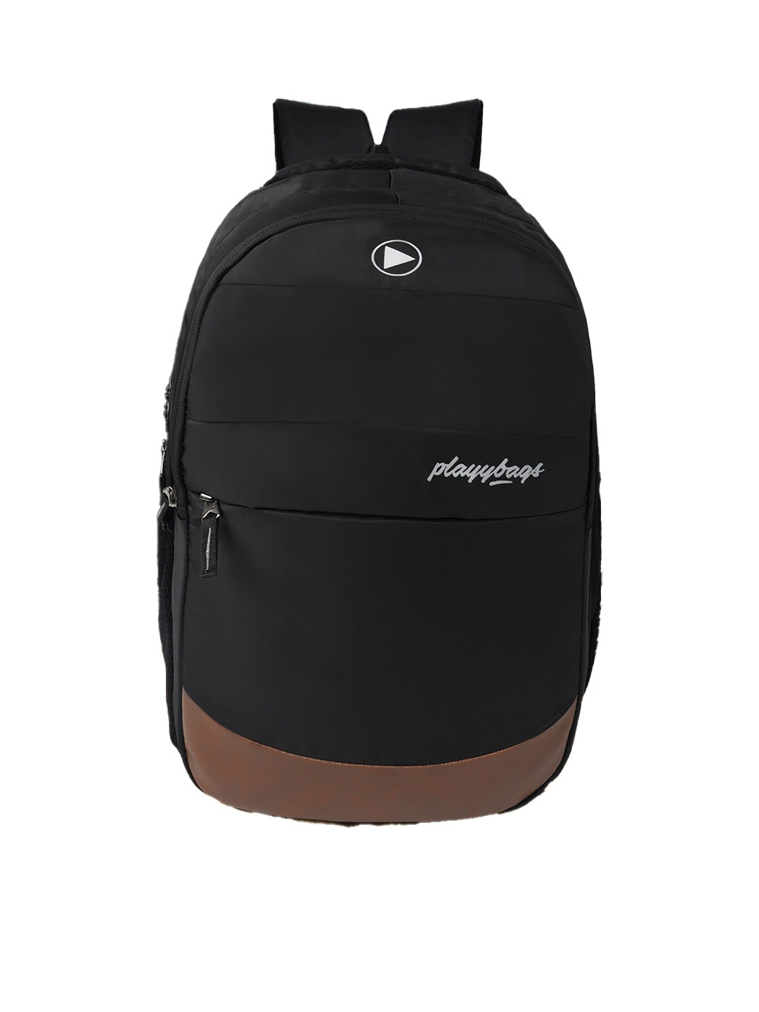 

PLAYYBAGS Unisex Padded Ergonomic Backpack, Black