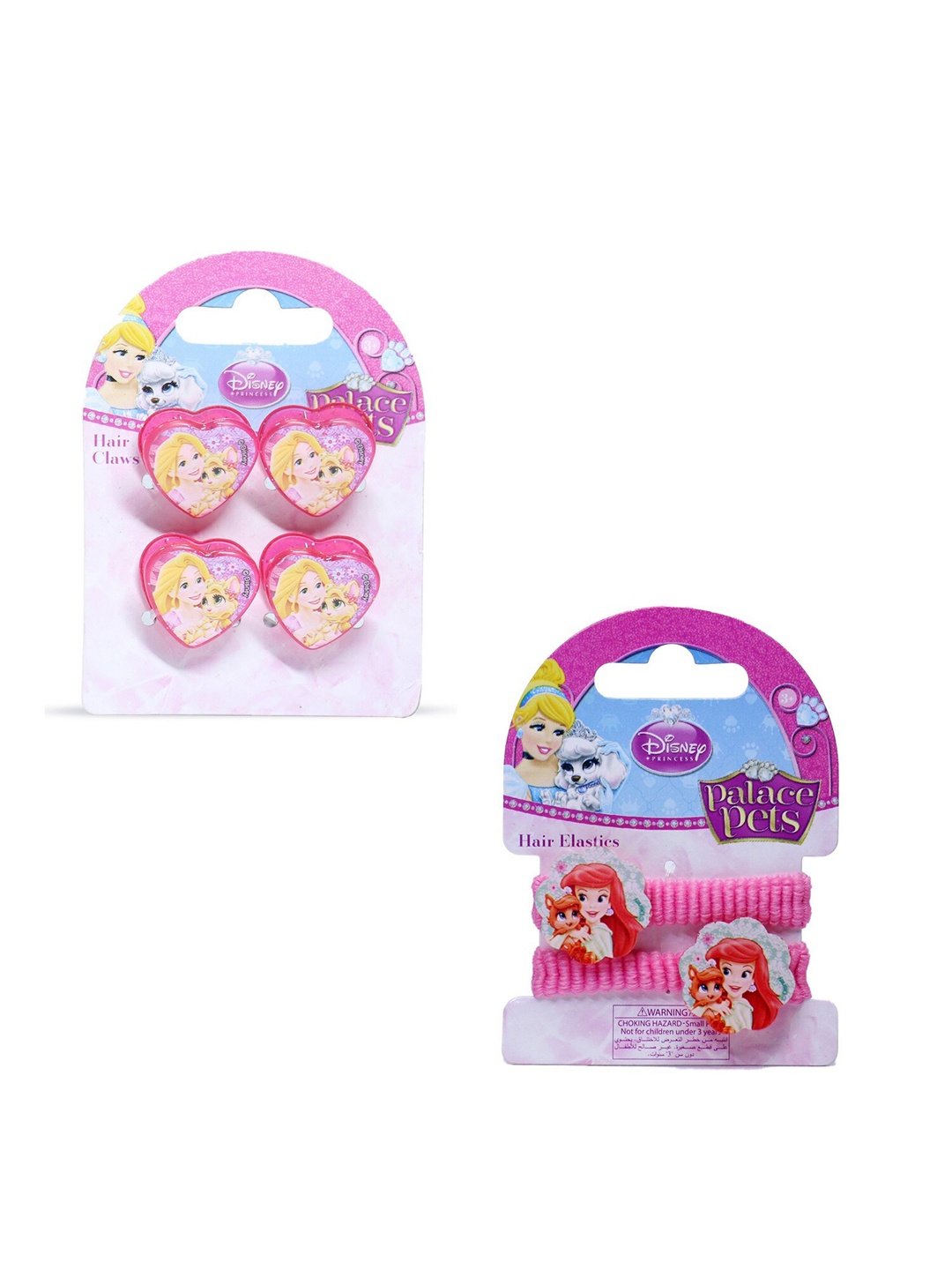 

Disney Girls Pink & Yellow Set of 6 Hair Accessory Set