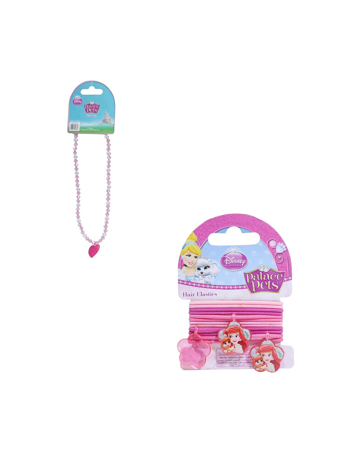 

Disney Girls Pink & White Set of 7 Hair Accessory Set