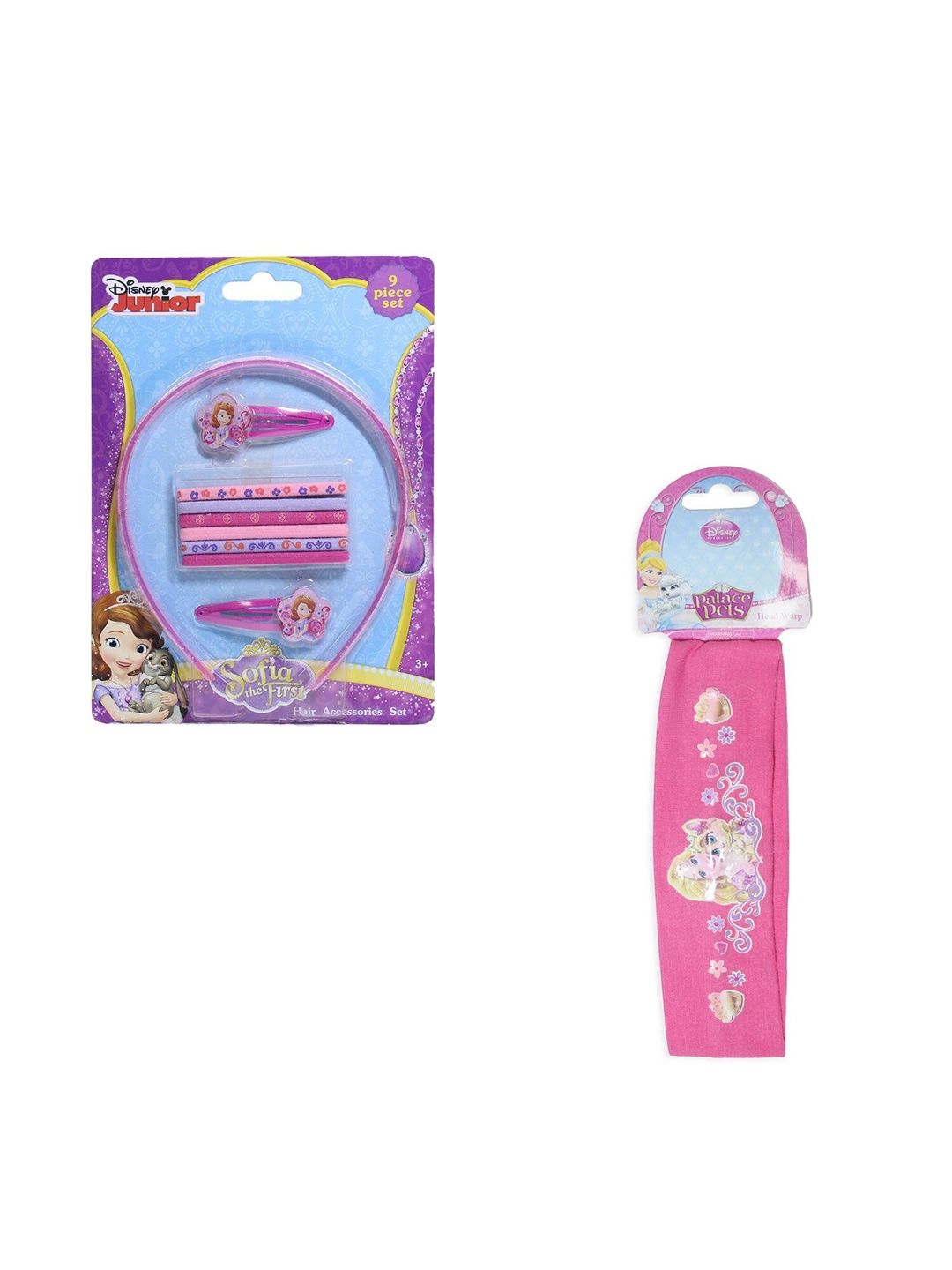 

Disney Girls Set of 10 Hair Accessory Set, Purple
