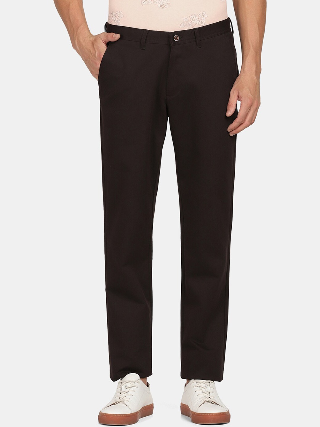 

Blackberrys Men Brown Cotton Trouser
