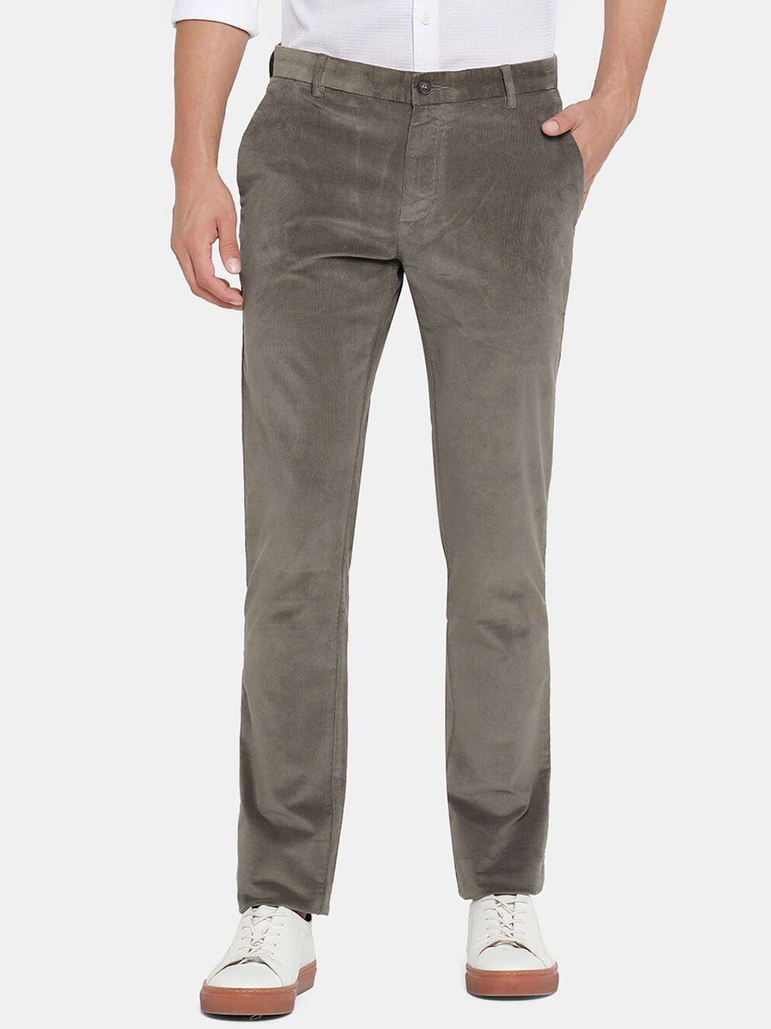 

Blackberrys Men Khaki Skinny Fit Trousers