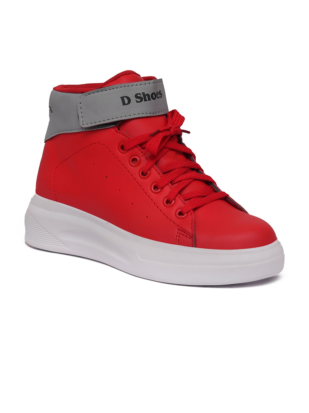 

FASHION FASTER Boys Red Colourblocked Sneakers
