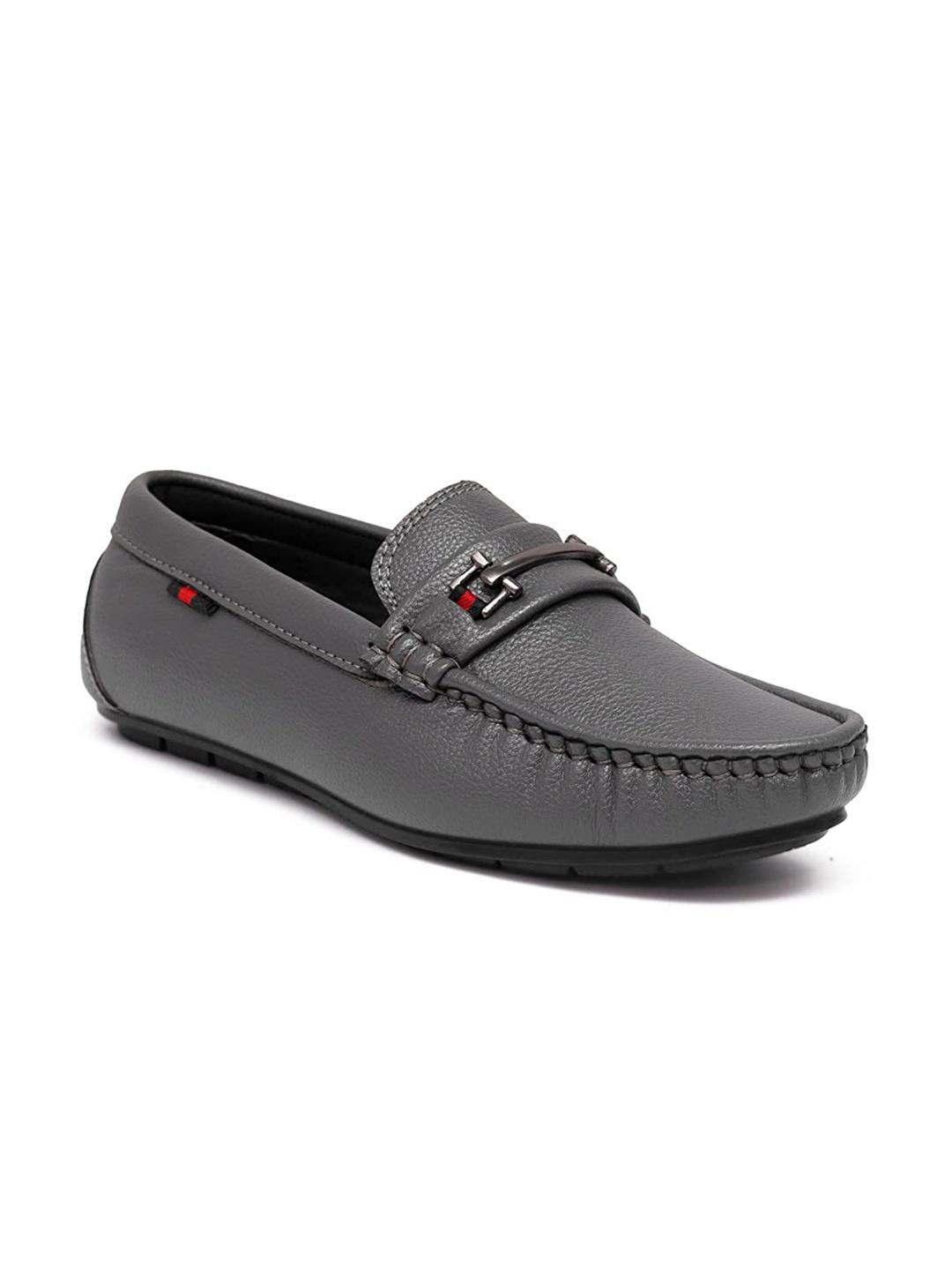 

FASHION FASTER Boys Grey Textured Loafers