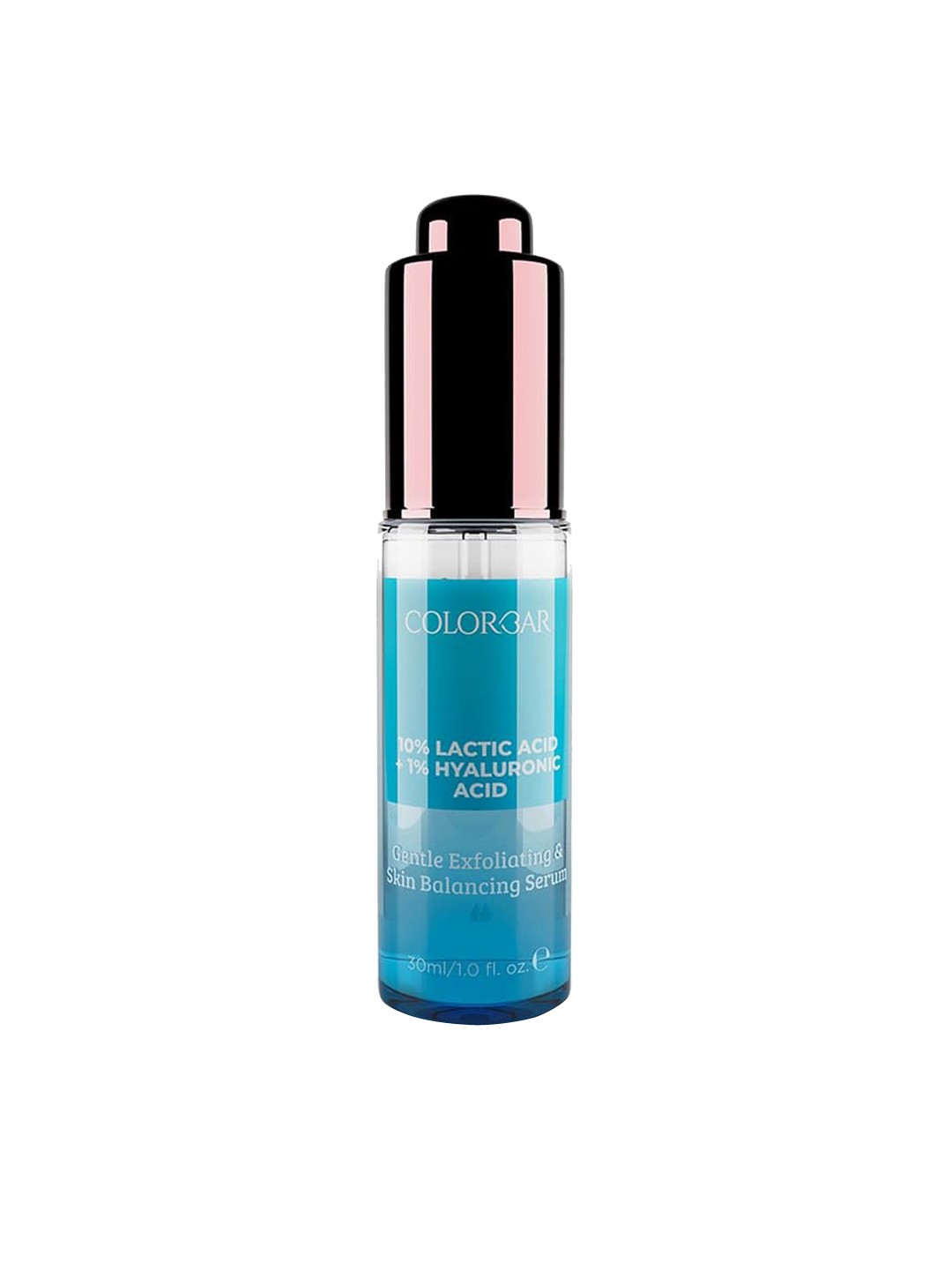 

Colorbar 10%Lactic Acid + 1%Hyaluronic Acid Face Serum 30ml, Transparent