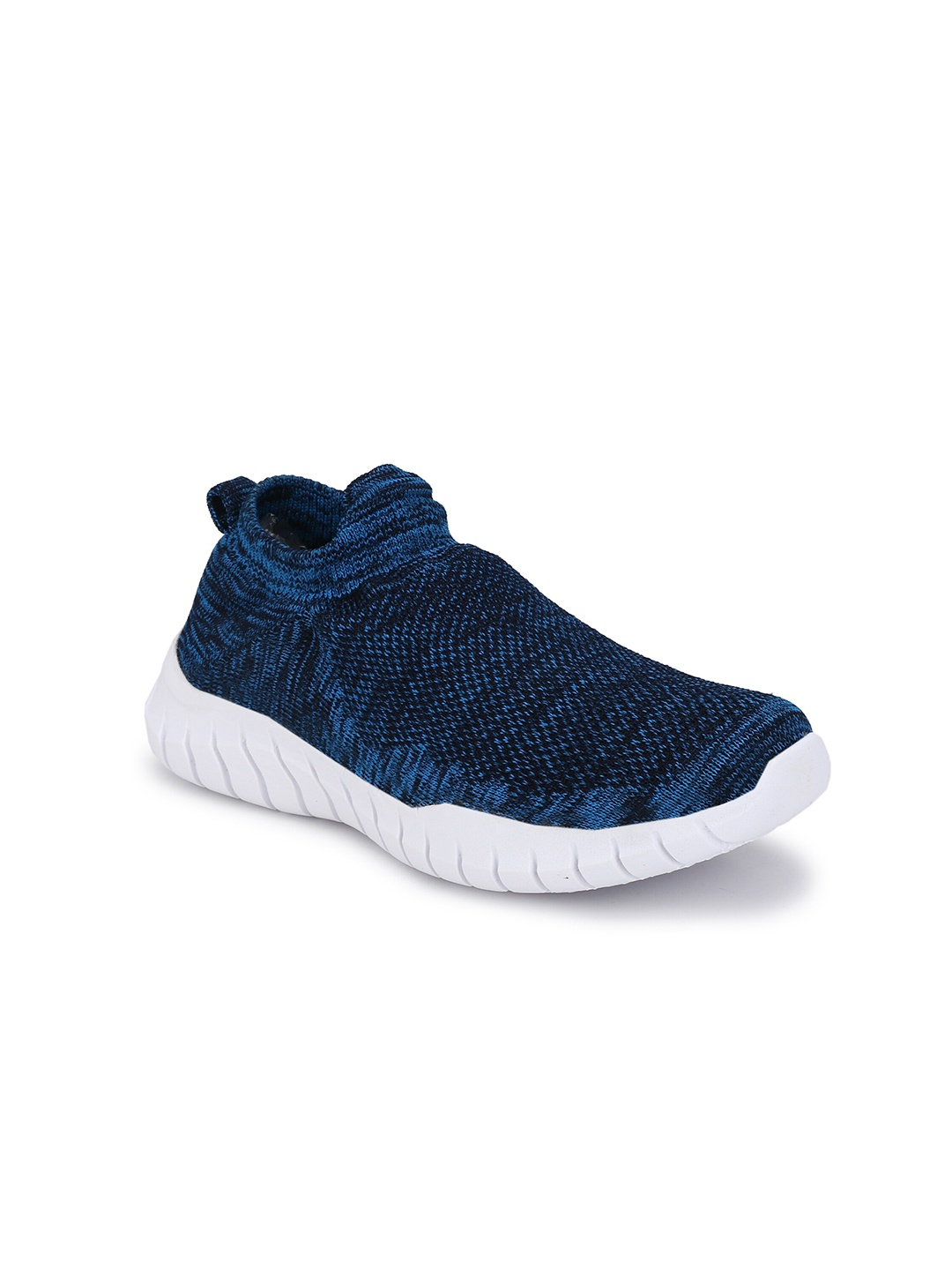 

MENGLER Men Blue Mesh Walking Non-Marking Sports Shoes