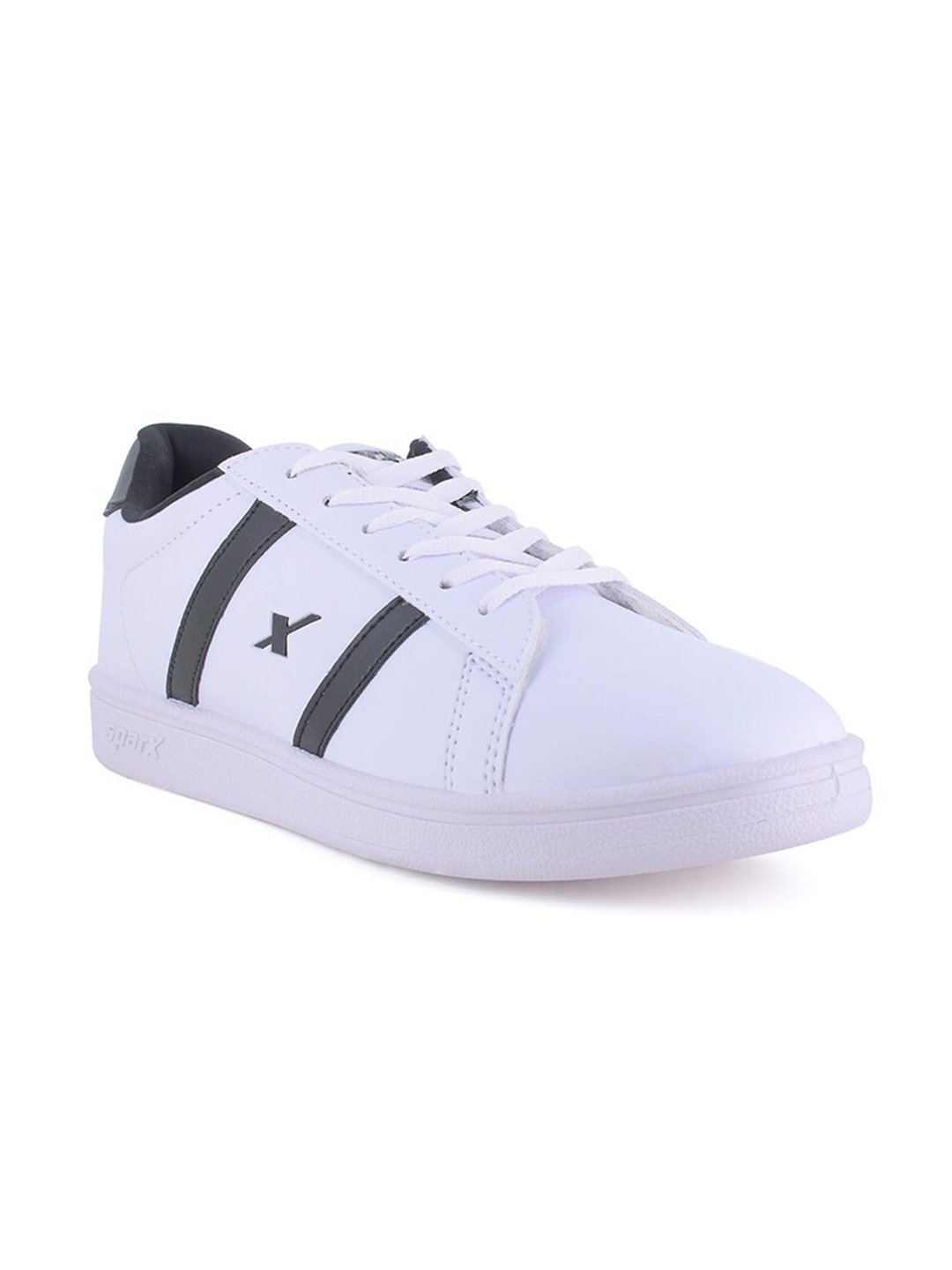 

Sparx Men Round Toe Textile Sneakers, White