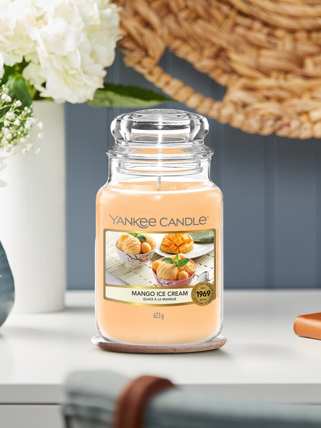 

YANKEE CANDLE Orange Mango Ice Cream Scented Jar Candles