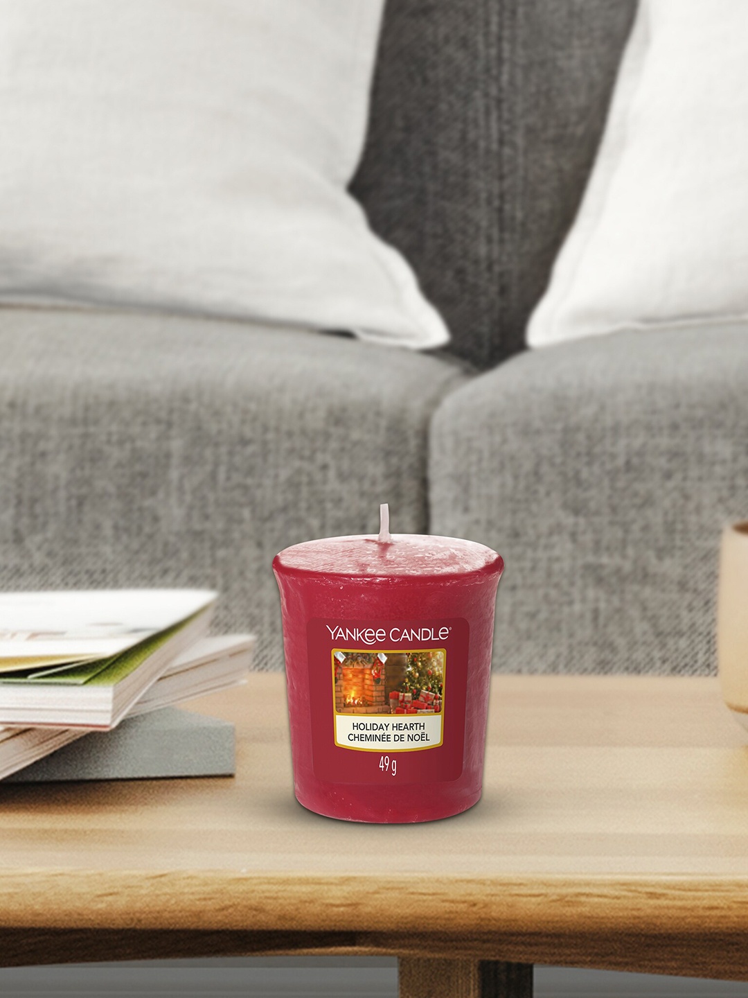 

YANKEE CANDLE Red Solid Original Votive Scented Candle