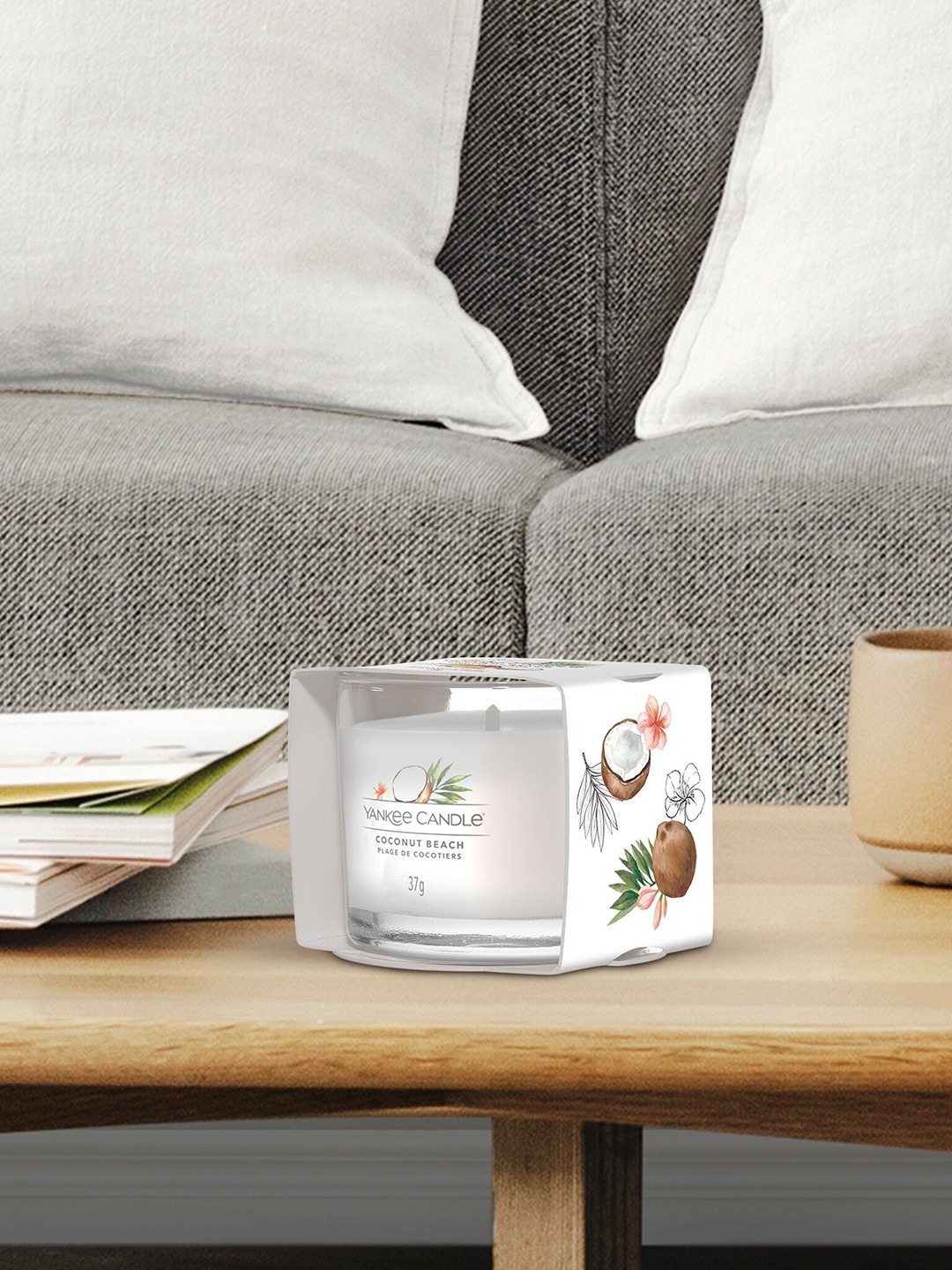 

YANKEE CANDLE White Solid Votive Scented Candles