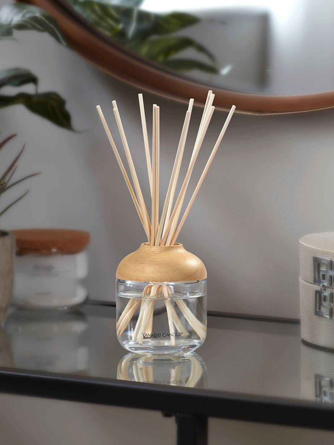 

YANKEE CANDLE Transparent Original Reed Diffuser- Fresh Cut Roses