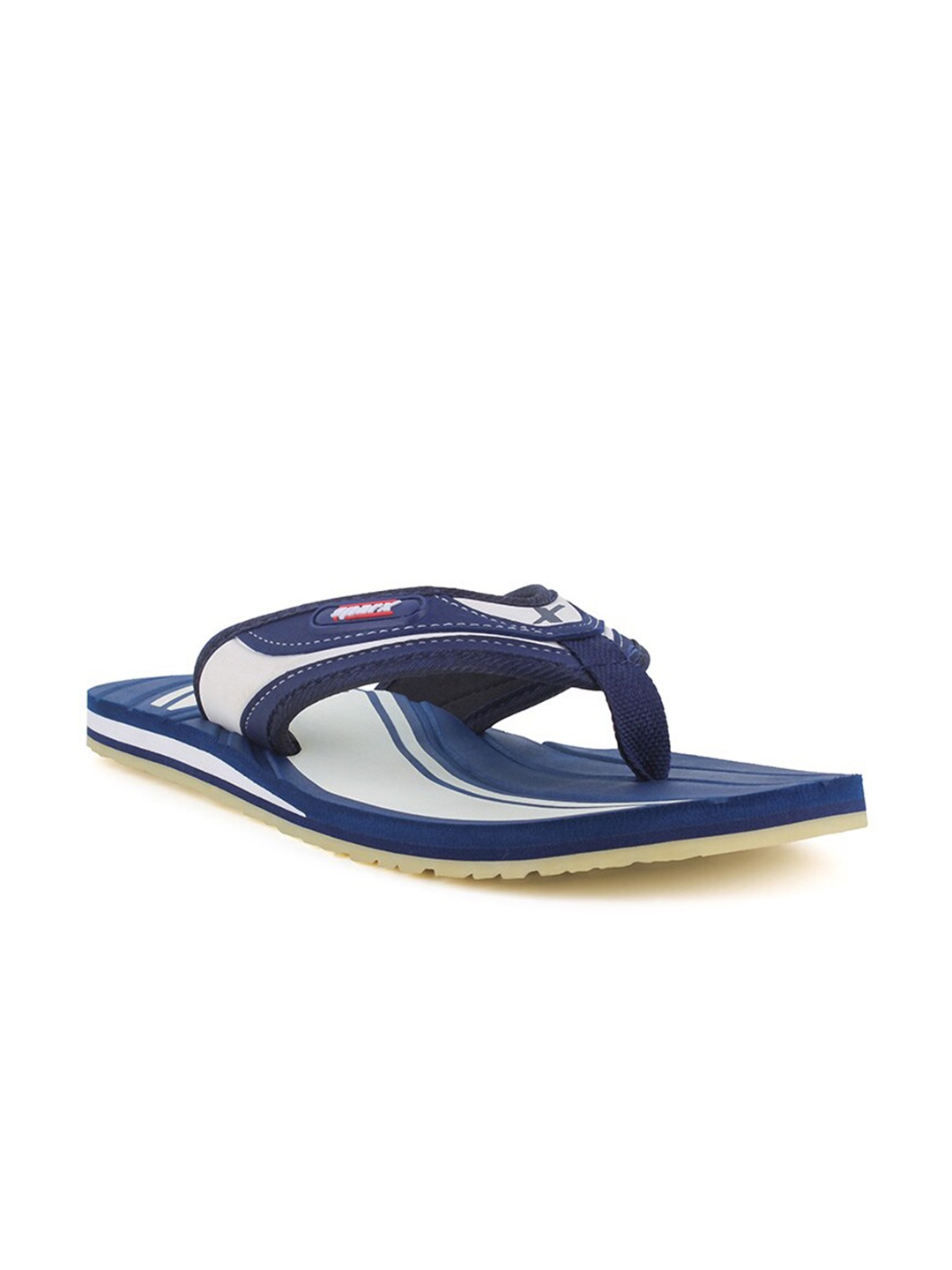 

Sparx Men Navy Blue & White Printed Thong Flip-Flops