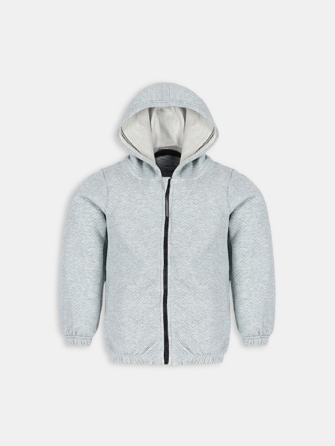 

Hopscotch Unisex Kids Grey Solid Tailored Jacket