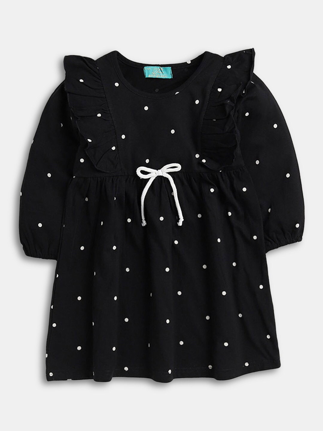 

Hopscotch Girls Black Peplum Dress