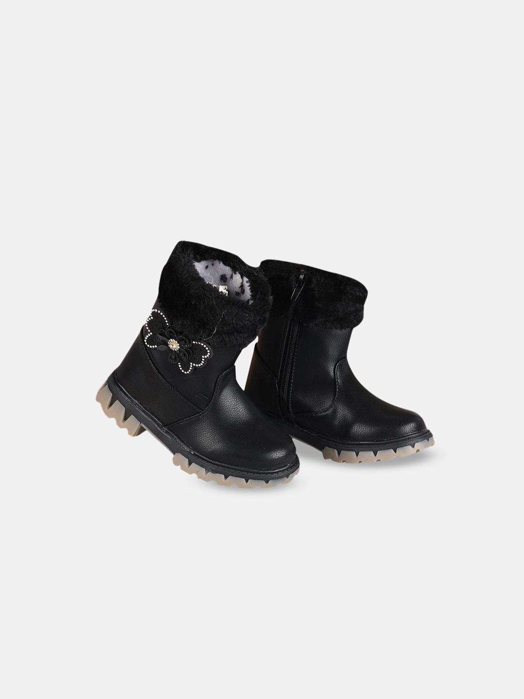 

Hopscotch Girls Black Embellished Boots
