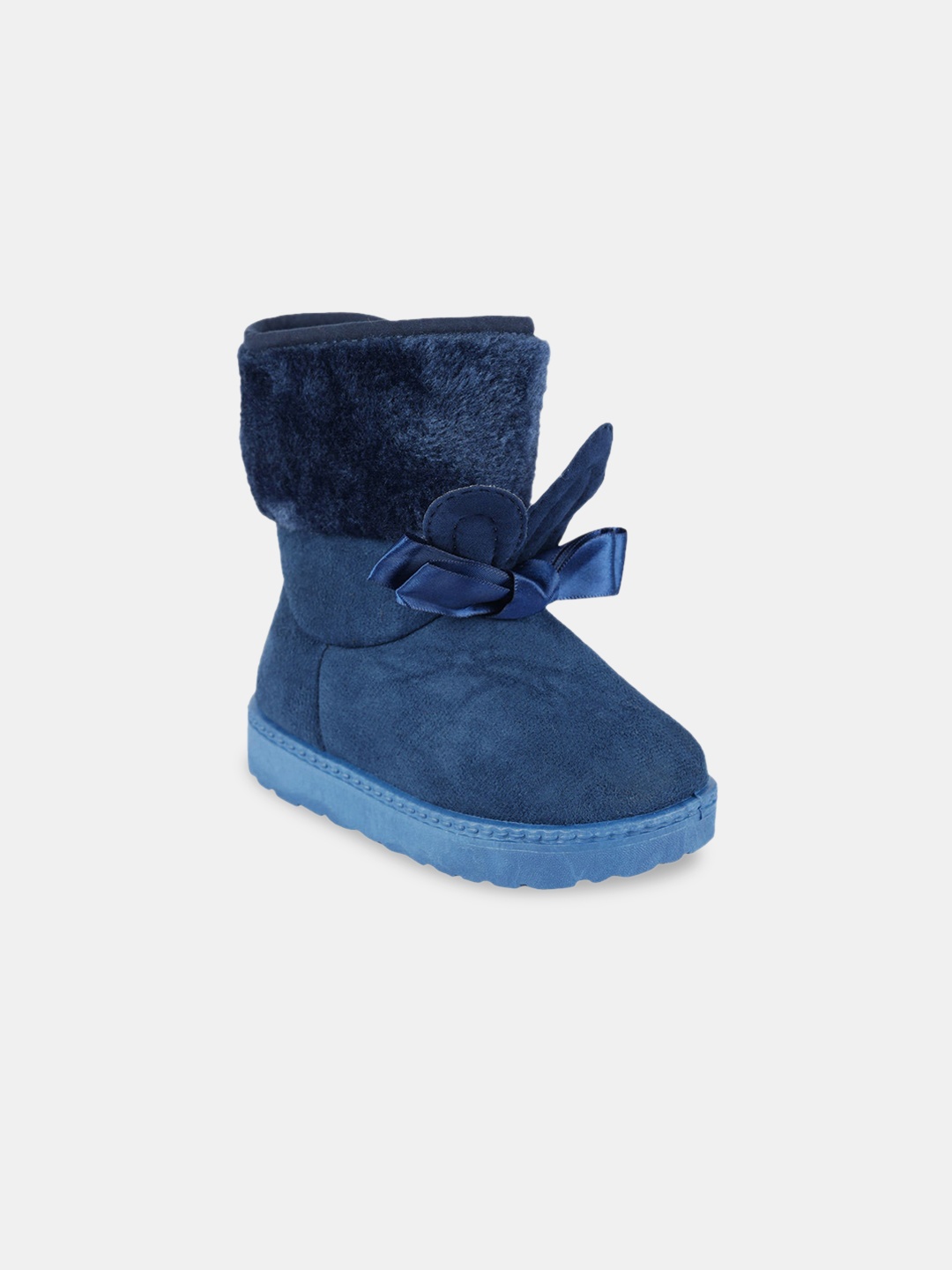 

Hopscotch Girls Blue Solid Regular Boots