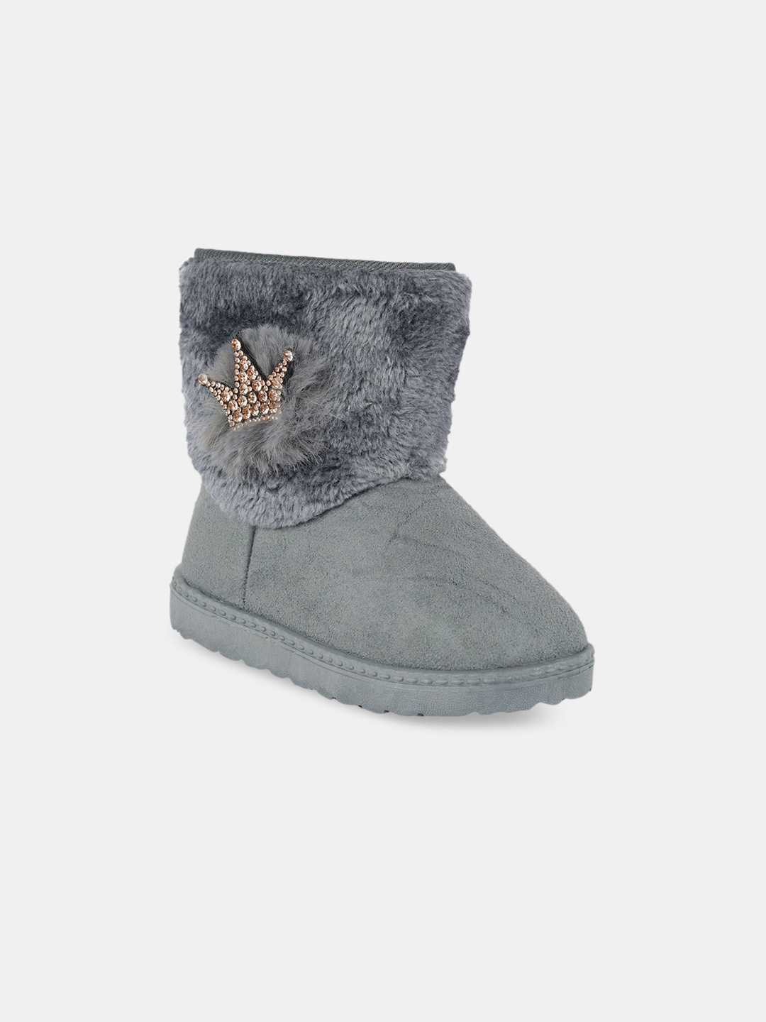 

Hopscotch Girls Grey Embellished Regular Boots