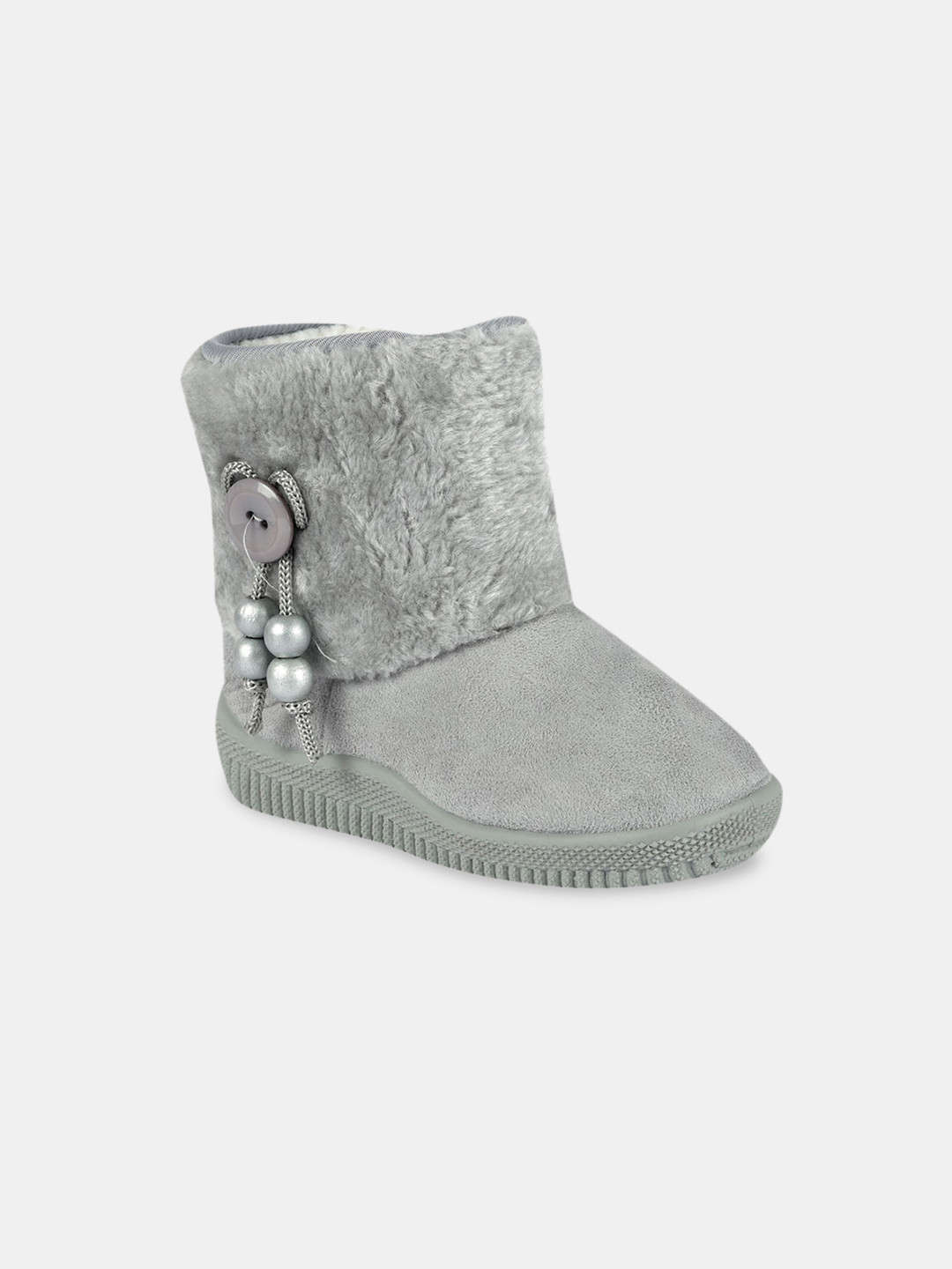 

Hopscotch Girls Grey Embellished Ankle-Length Boots